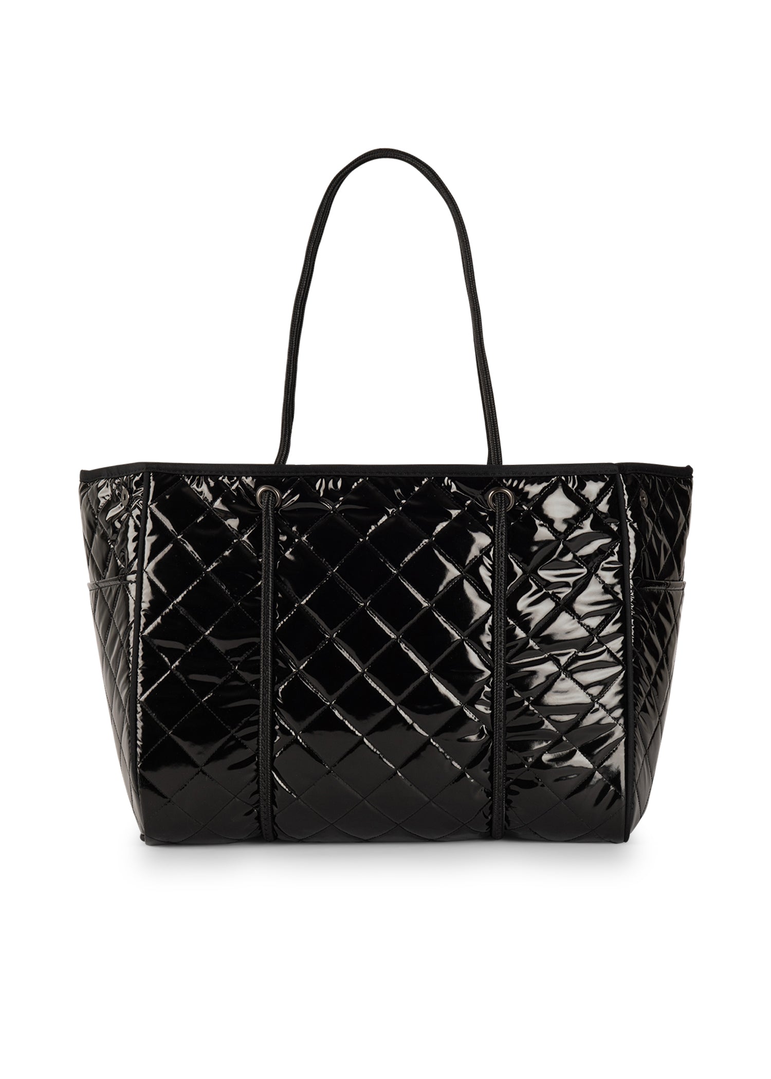 Greyson Noir Puffer Tote with Monogram