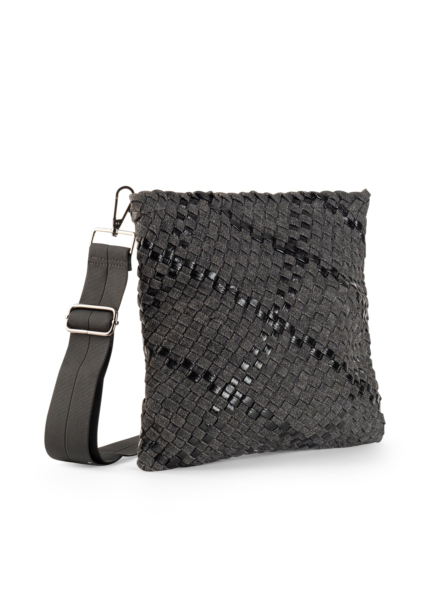 Val Edge Convertible Woven Crossbody- FINAL SALE