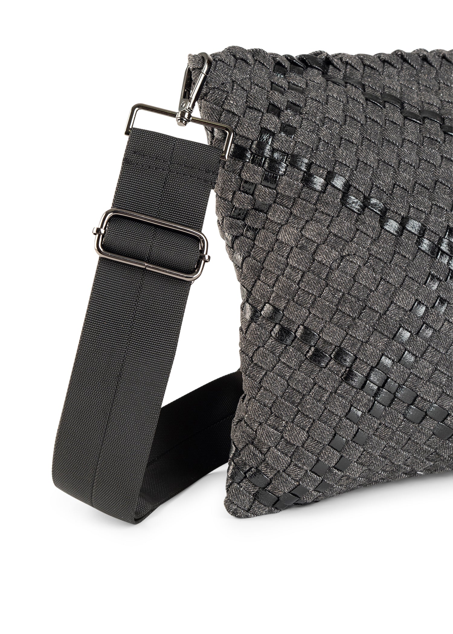 Val Edge Convertible Woven Crossbody