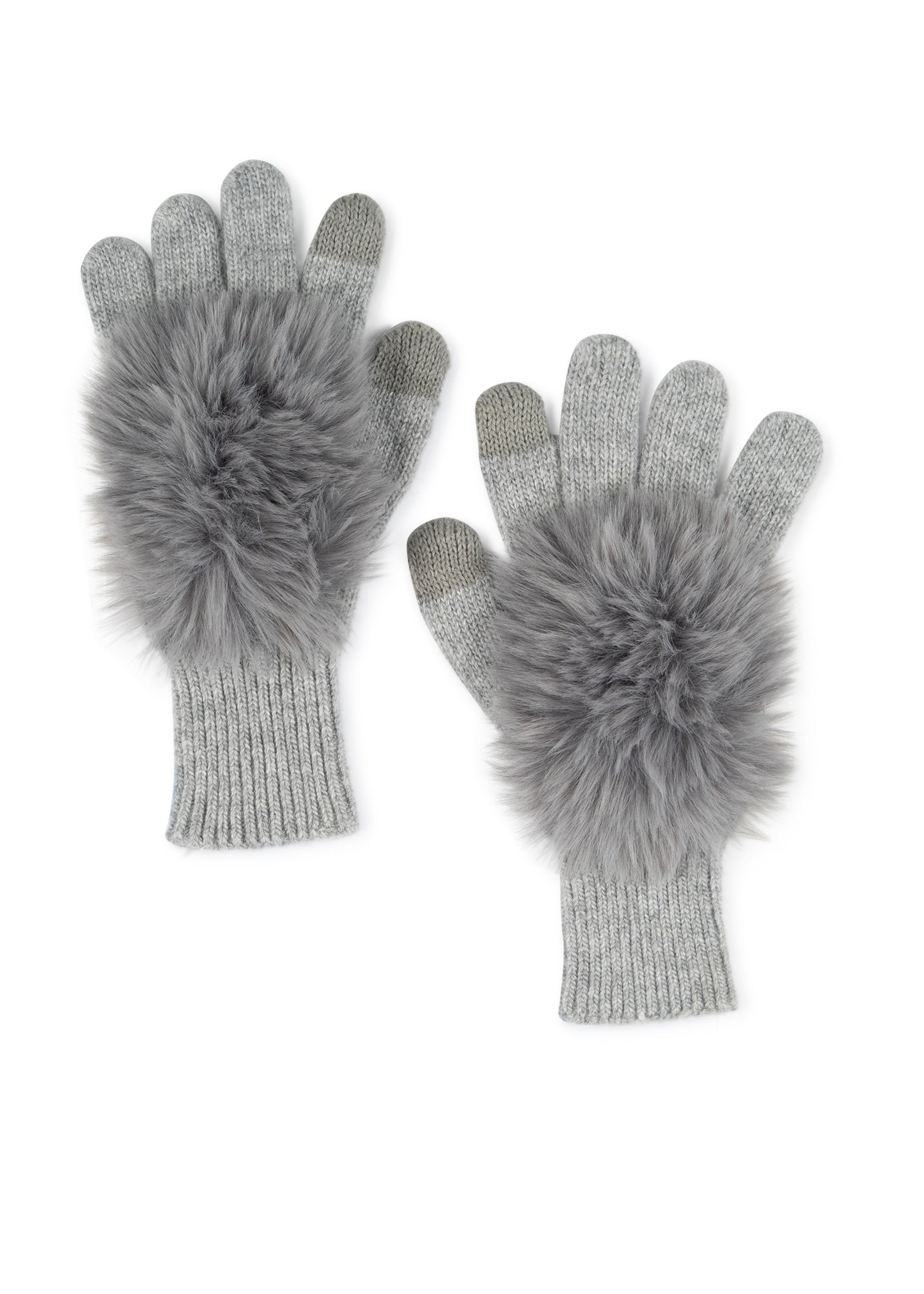 Chalet Fluff Texting Glove Heather Gray