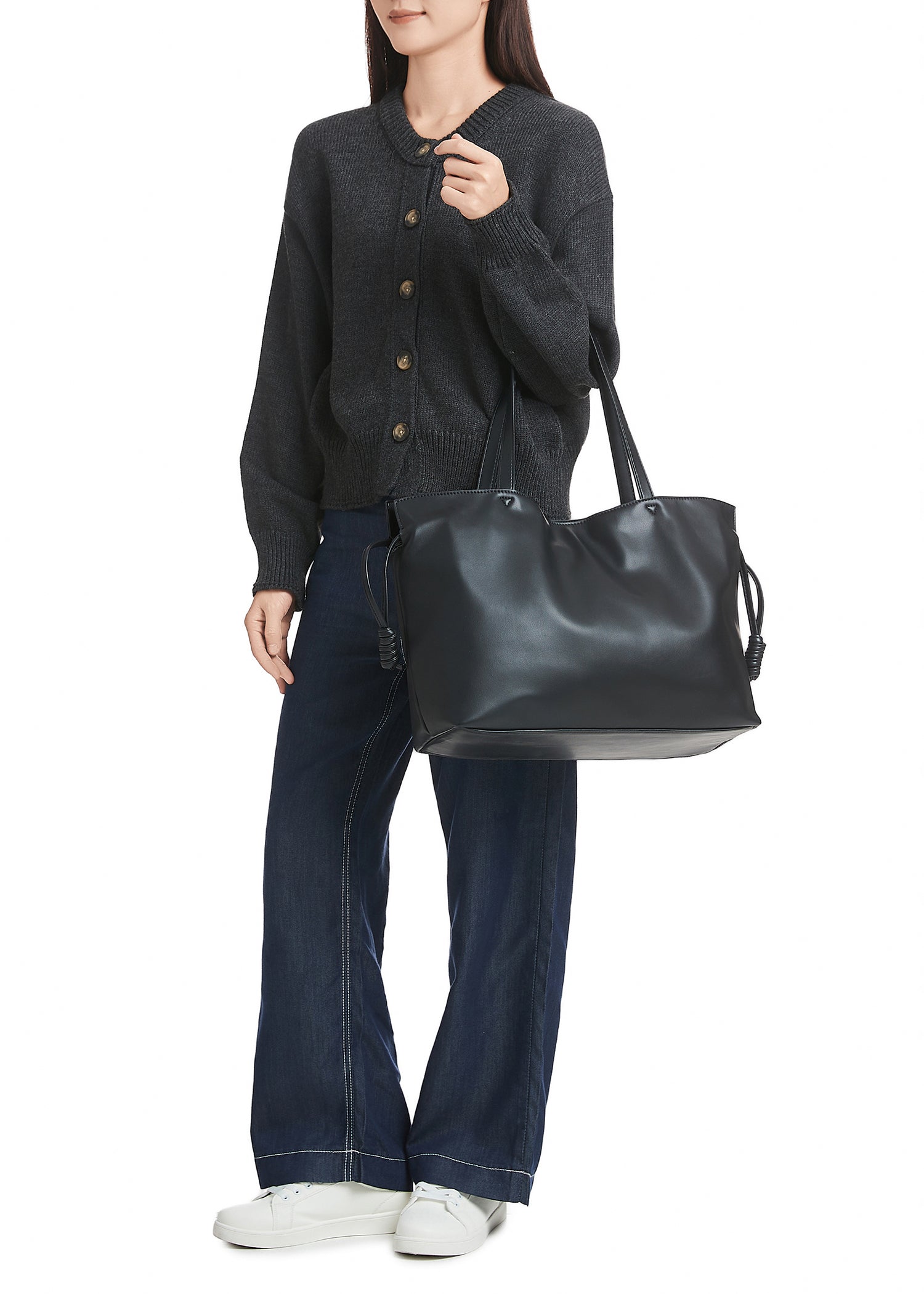 Reese Black Tote