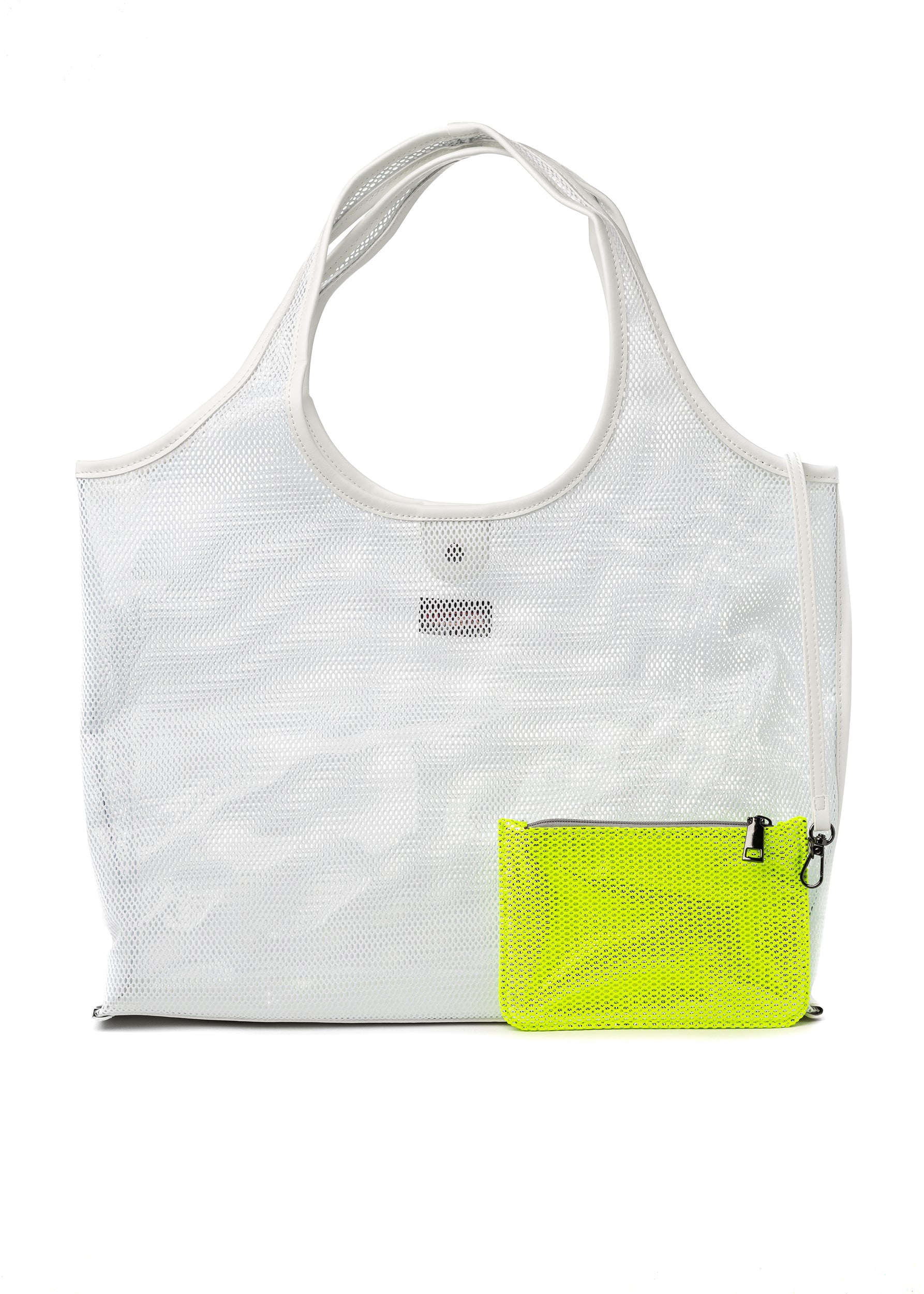 Roxy Blanc Mesh Tote