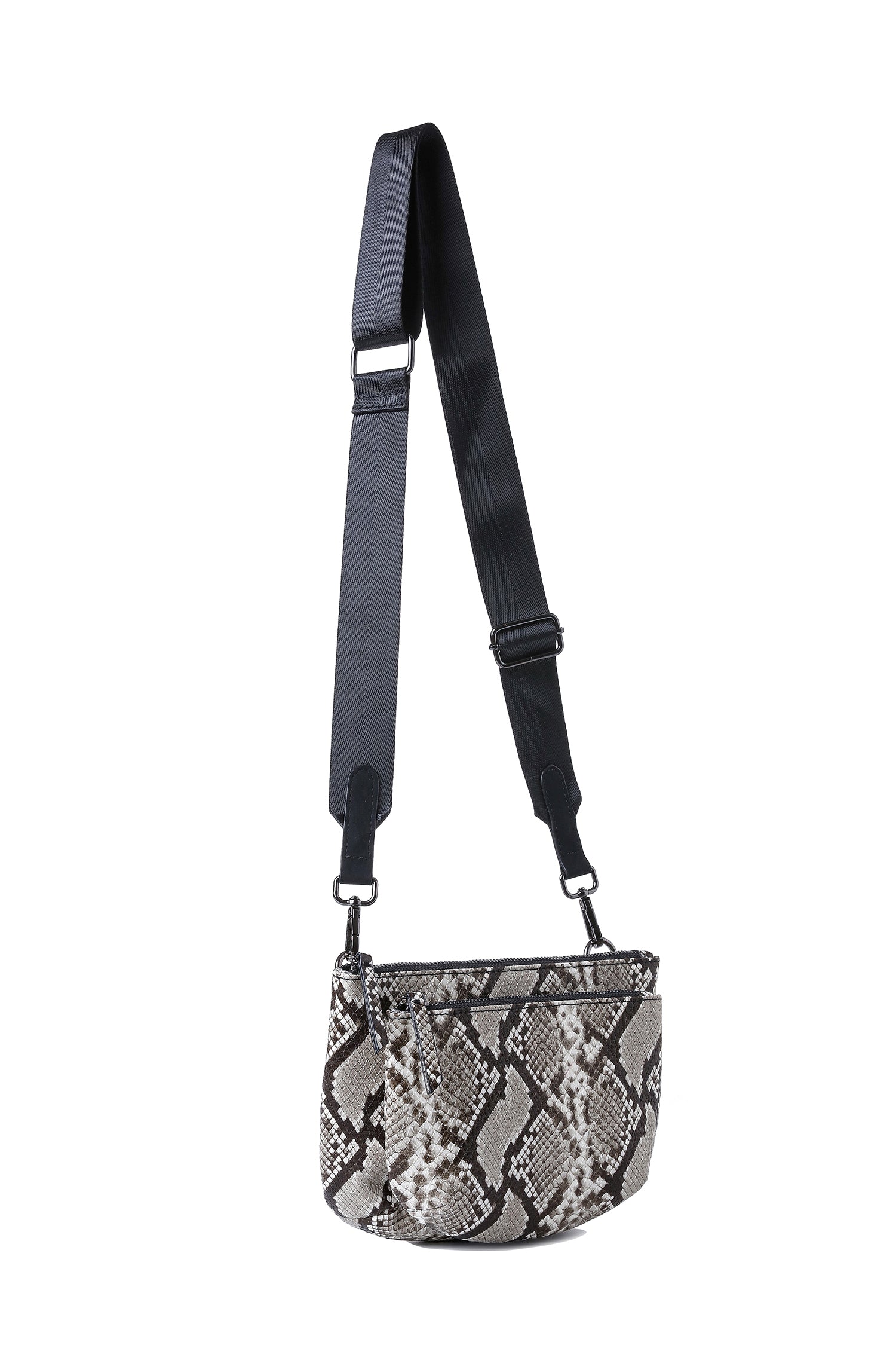Devon Natural Python Convertible Crossbody