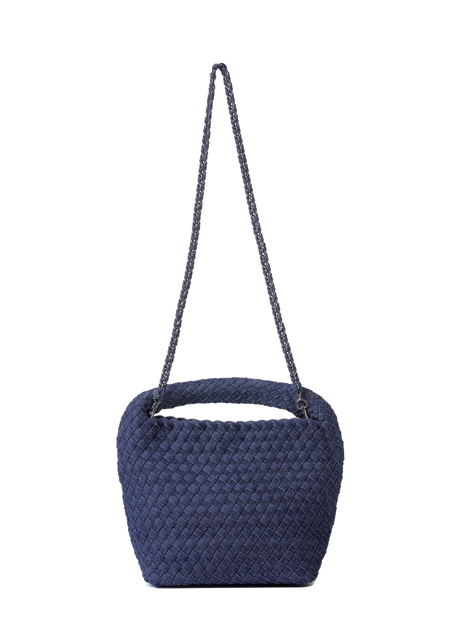 Shelly Indigo Woven Bucket Bag PRE-ORDER SHIPS 10/15