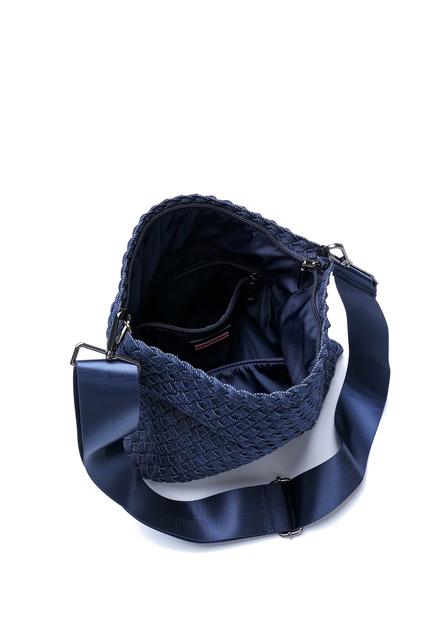 Shelly Indigo Woven Bucket Bag PRE-ORDER SHIPS 10/15