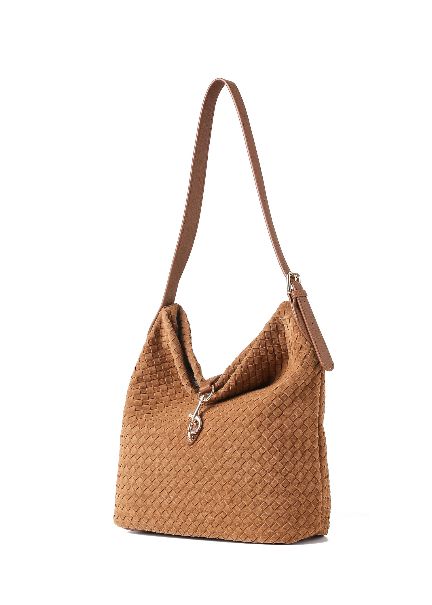 Sandy Woven Saddle Shoulder Bag