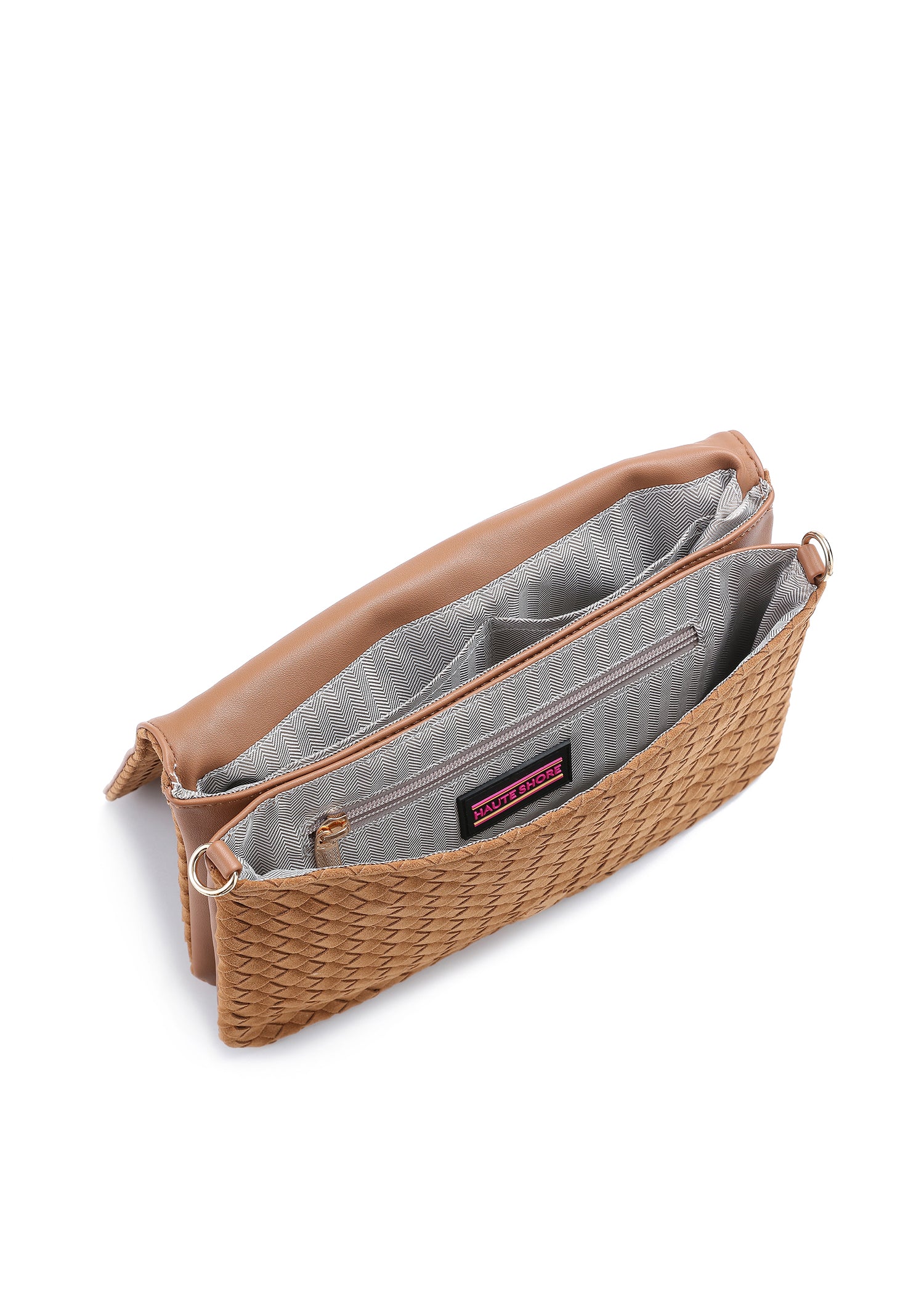 Lexi Woven Saddle Crossbody