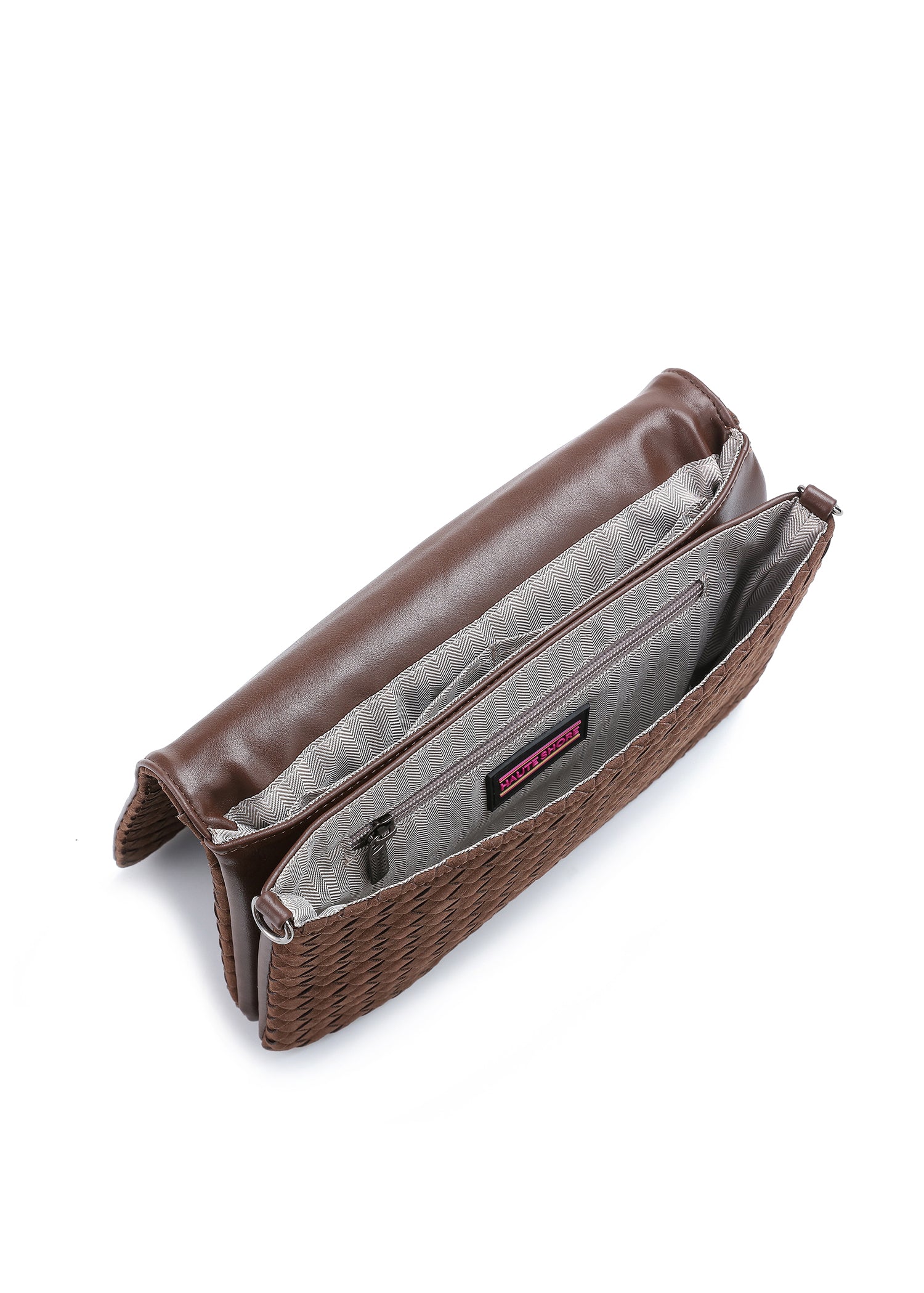 Lexi Woven Chocolate Crossbody PRE-ORDER SHIP 12/1