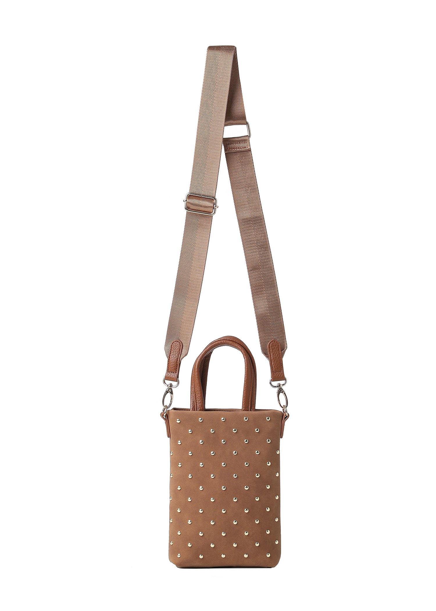 Mila Saddle Studded Suede Phone Crossbody Bag PRE-ORDER SHIPS 9/15