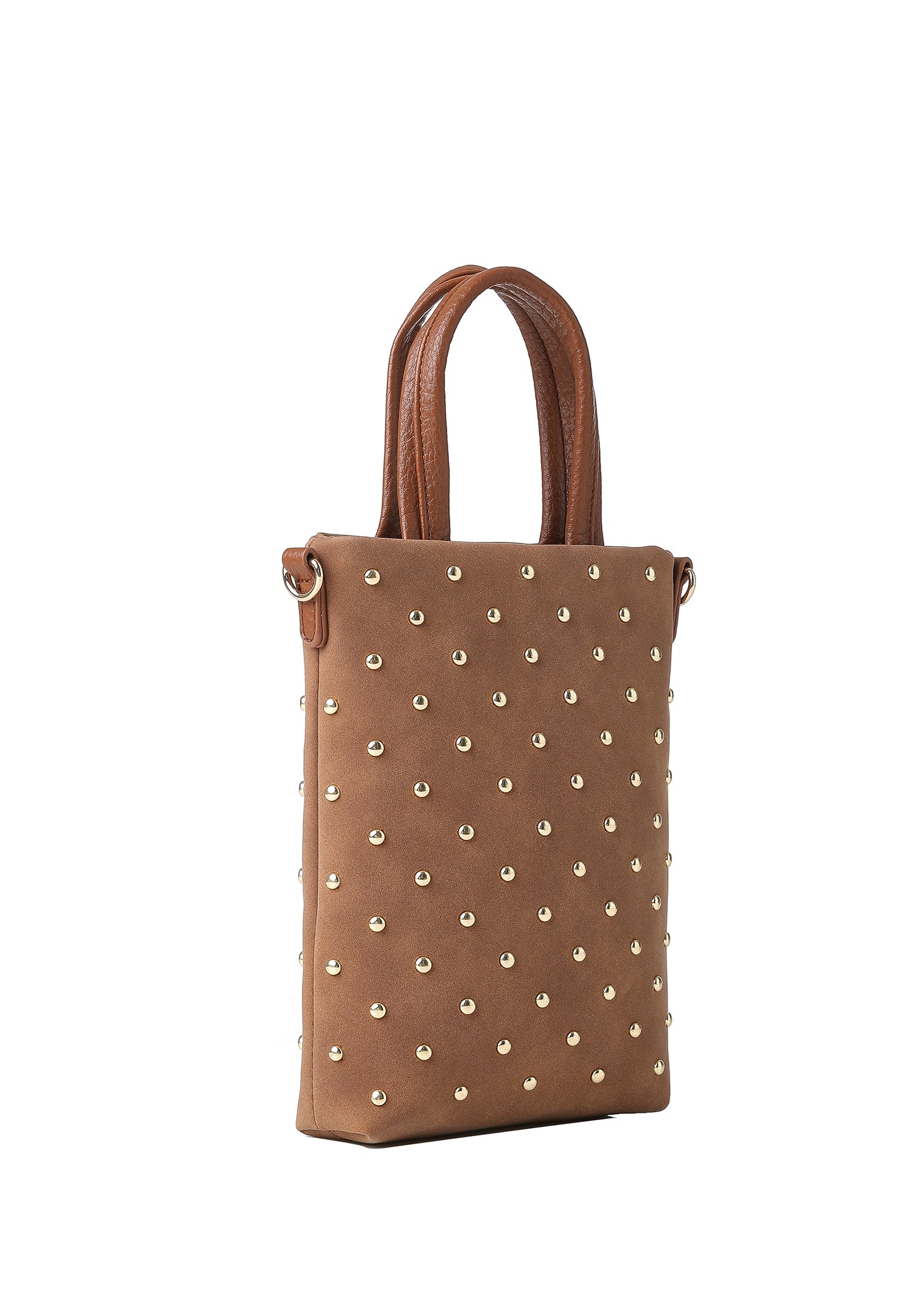 Mila Saddle Studded Suede Phone Crossbody Bag PRE-ORDER SHIPS 9/15