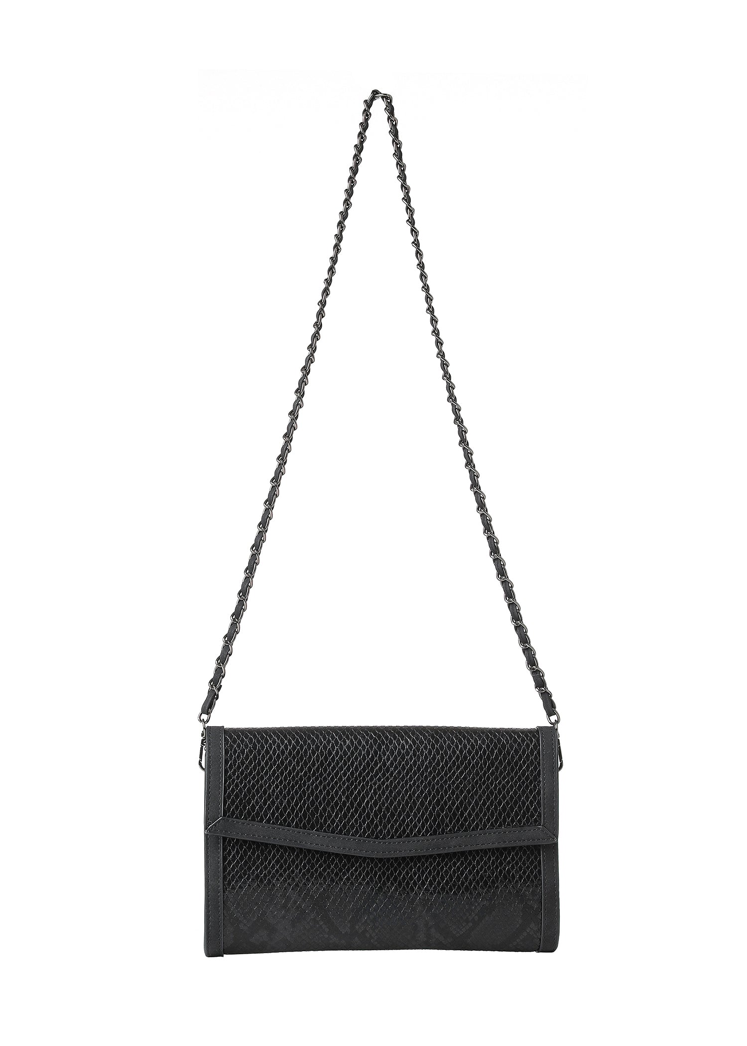 Beth Black Python Clutch PRE-ORDER SHIPS 9/15