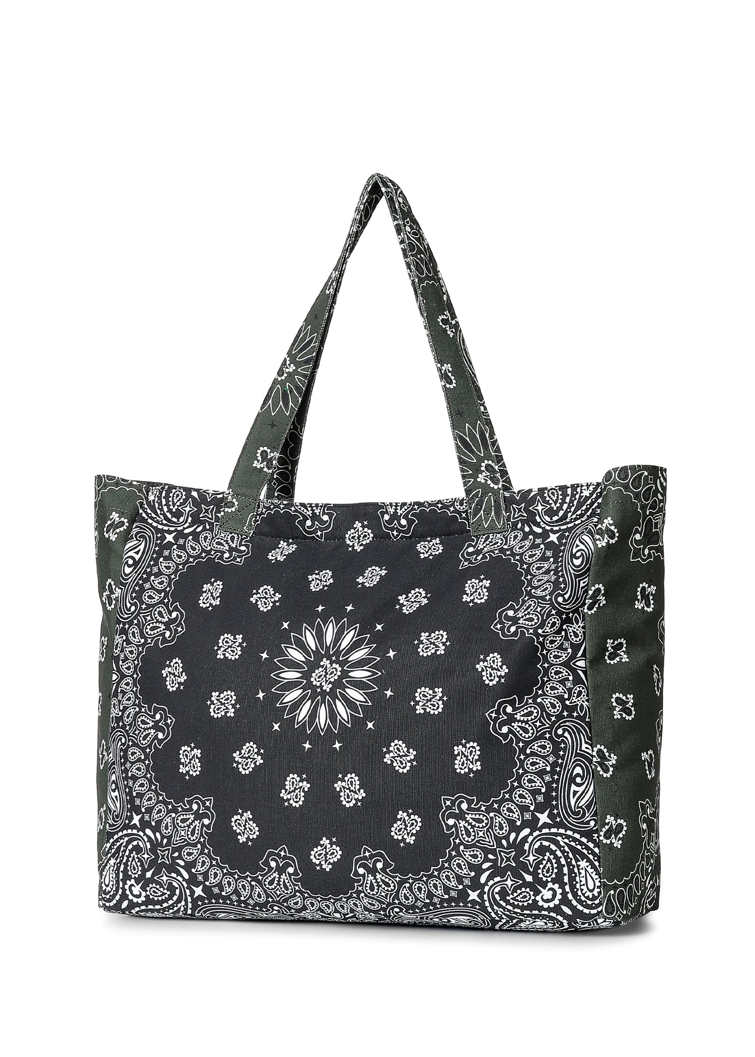Bailey Black/Army Bandana Tote