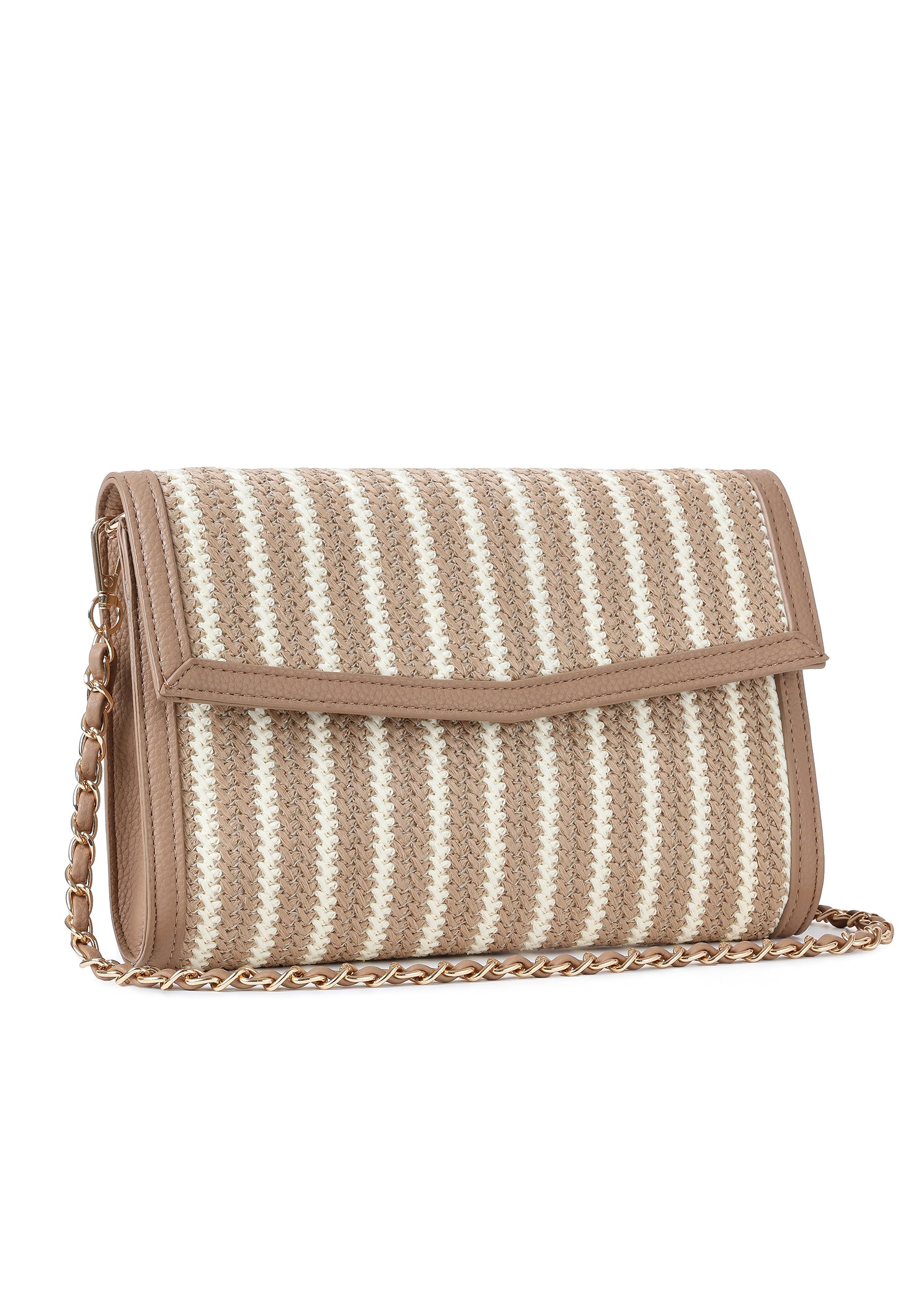 Beth Capri Raffia Clutch