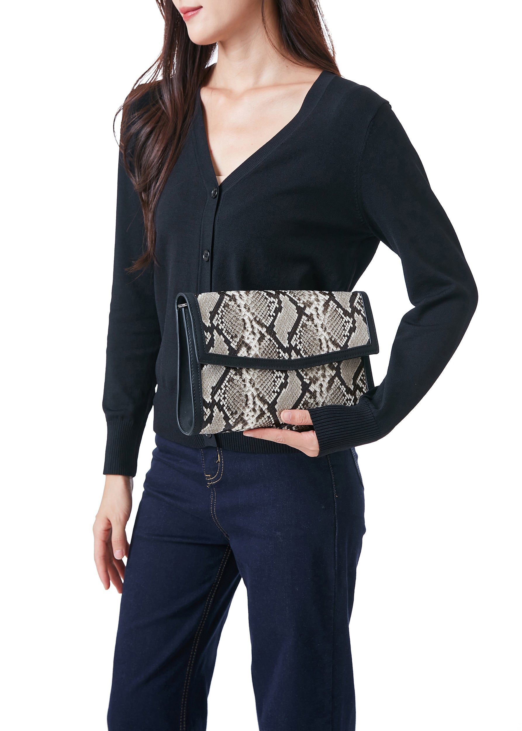 Beth Python Clutch