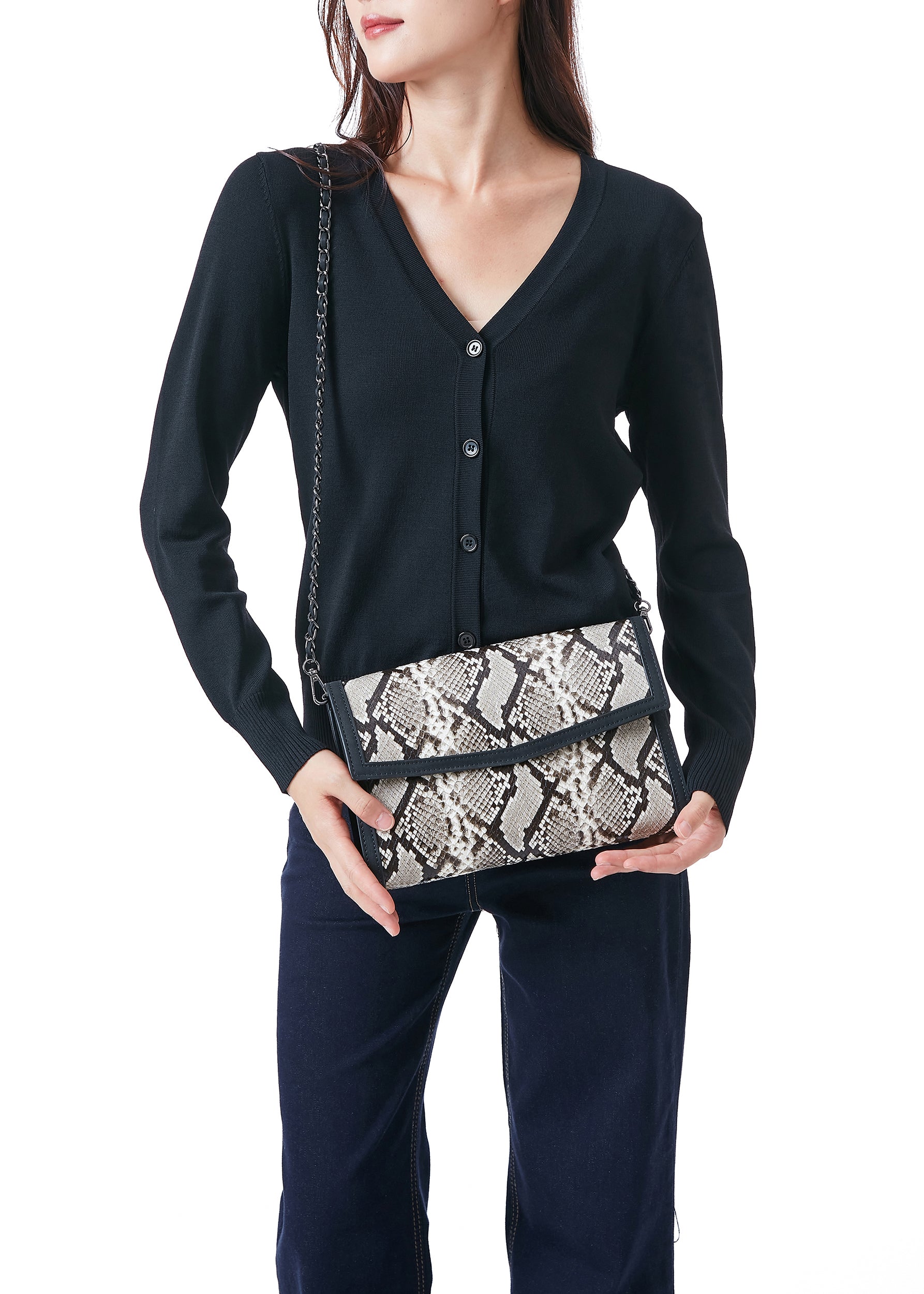Beth Python Clutch