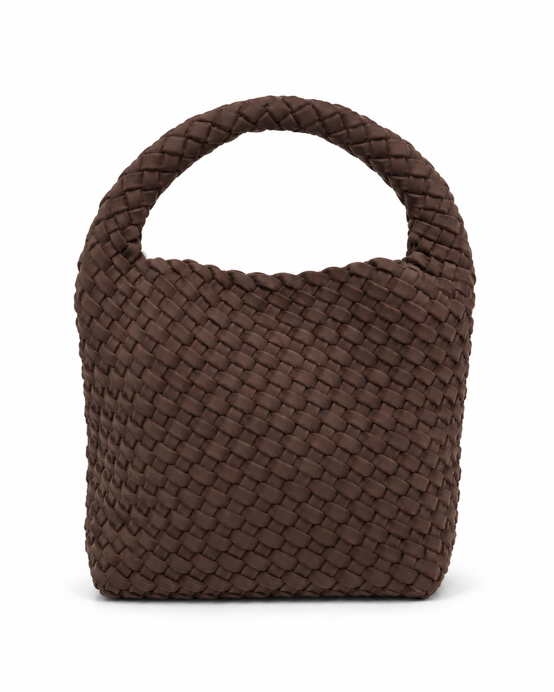 Shelly Java Woven Nubuck Bucket Bag