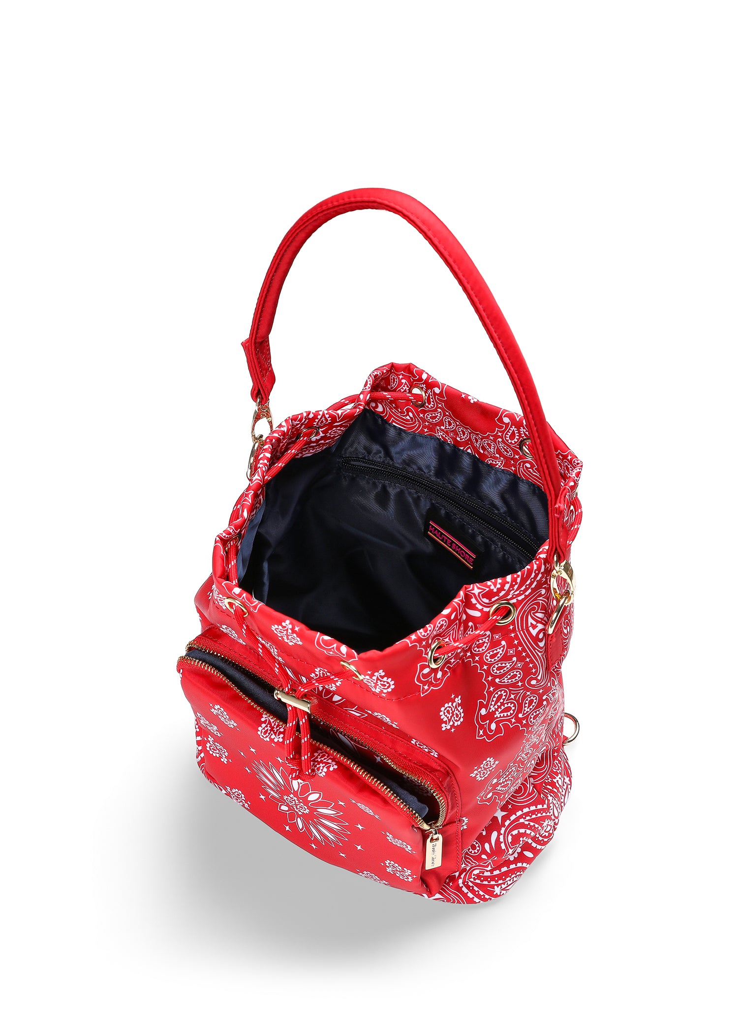 Harley Red Bandana Bucket Bag