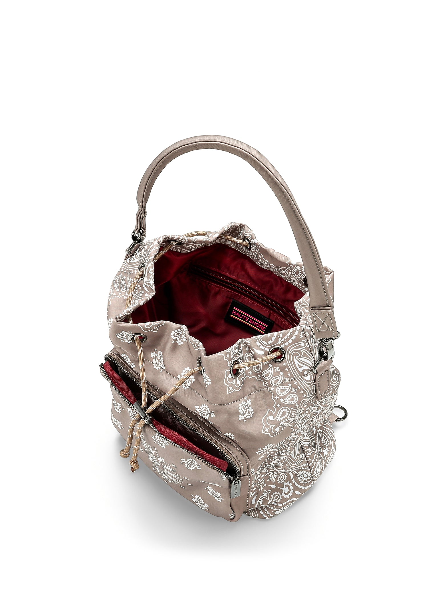 Harley Mocha Bandana Bucket Bag
