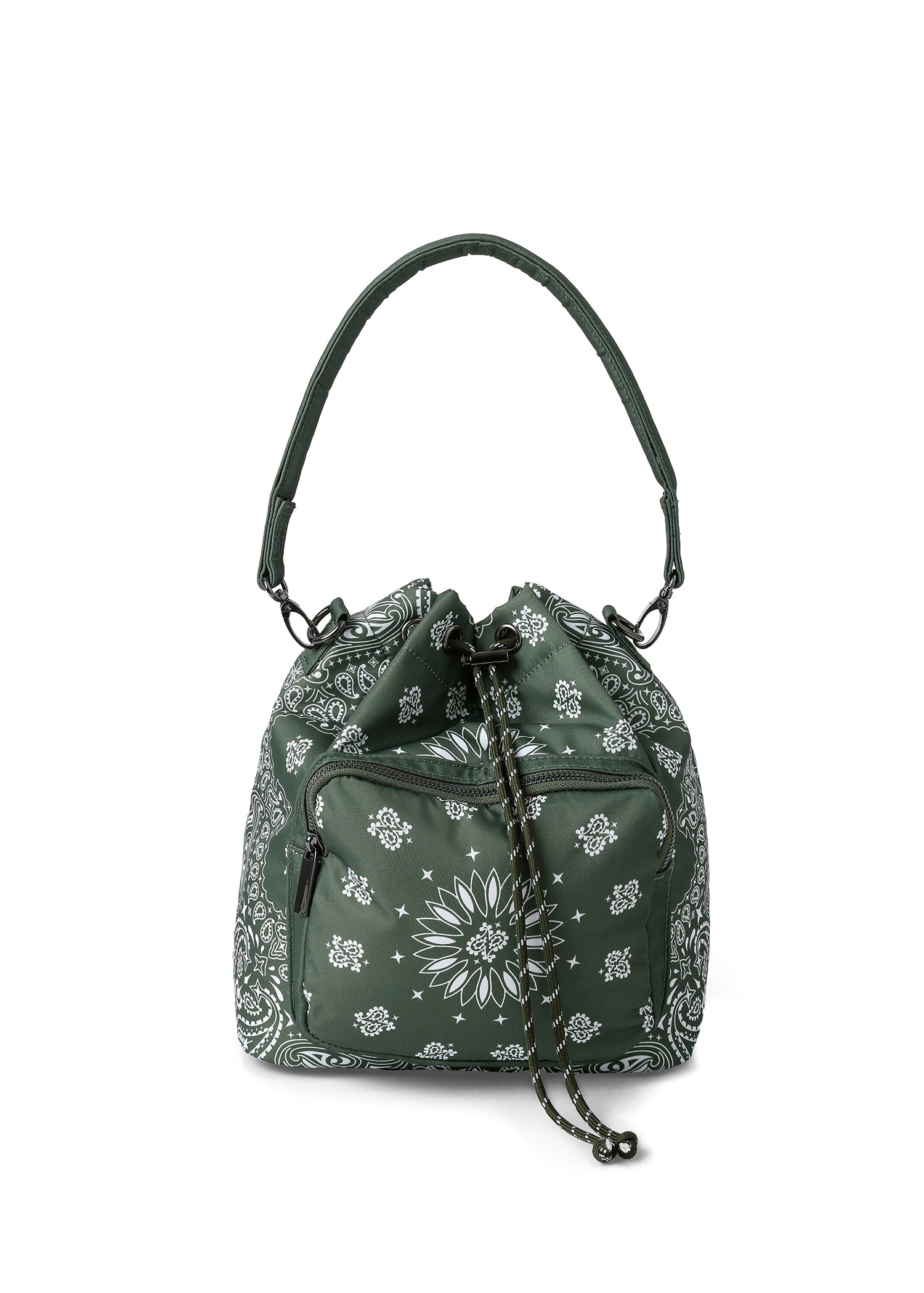 Harley Olive Bandana Bucket Bag