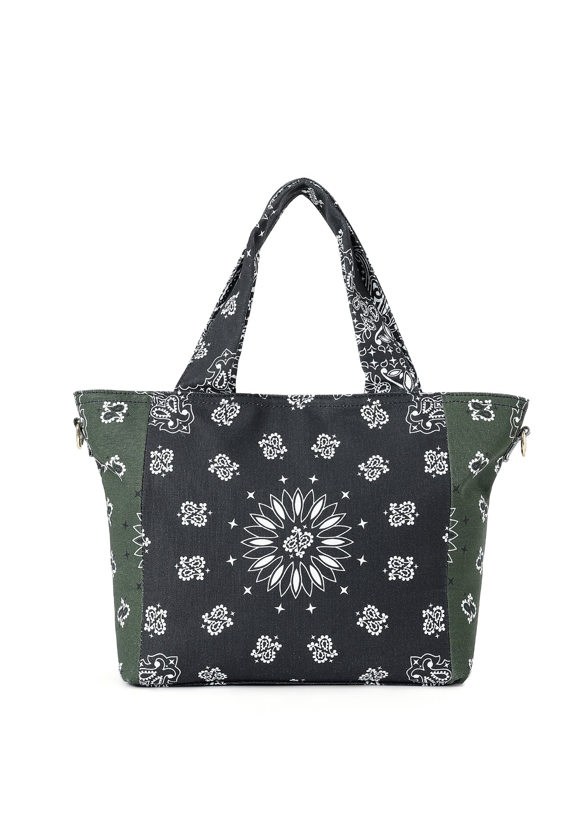 Jaime Black/Army Bandana Tote