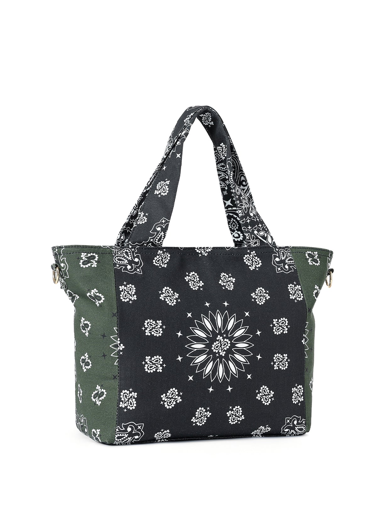 Jaime Black/Army Bandana Tote