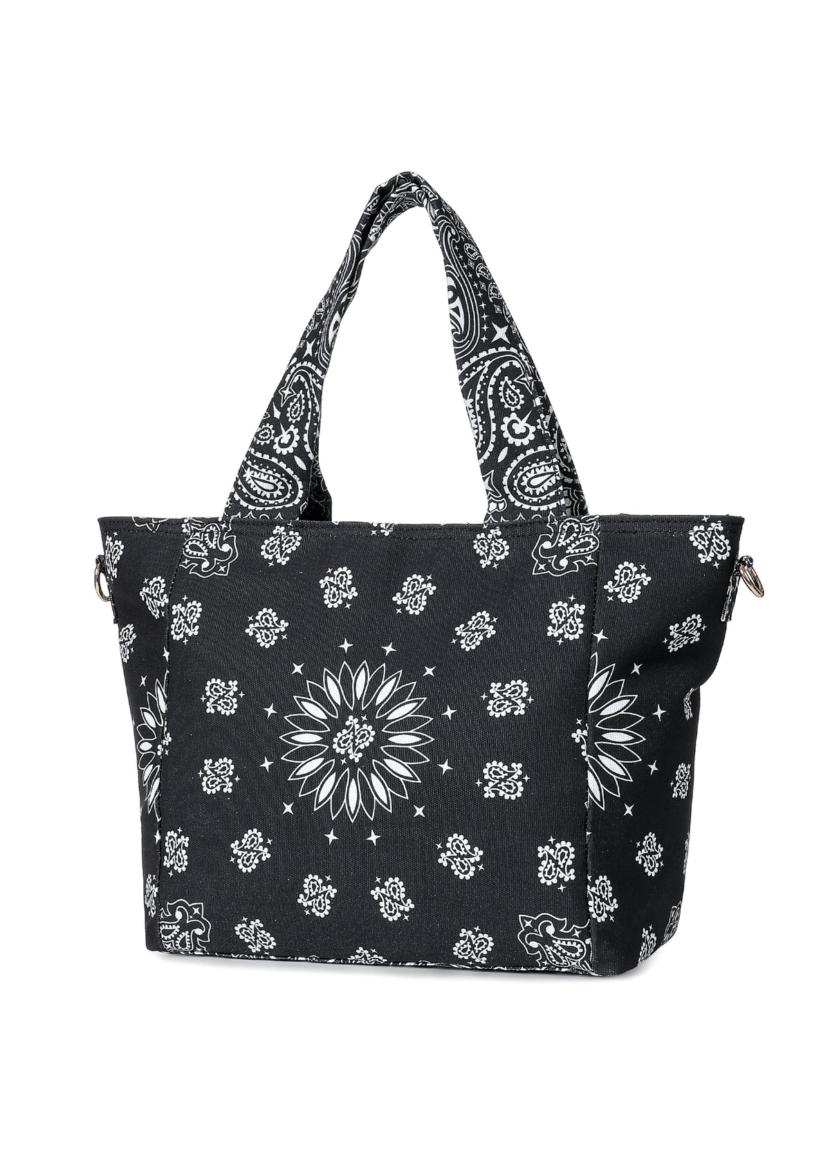 Jaime Black Bandana Tote