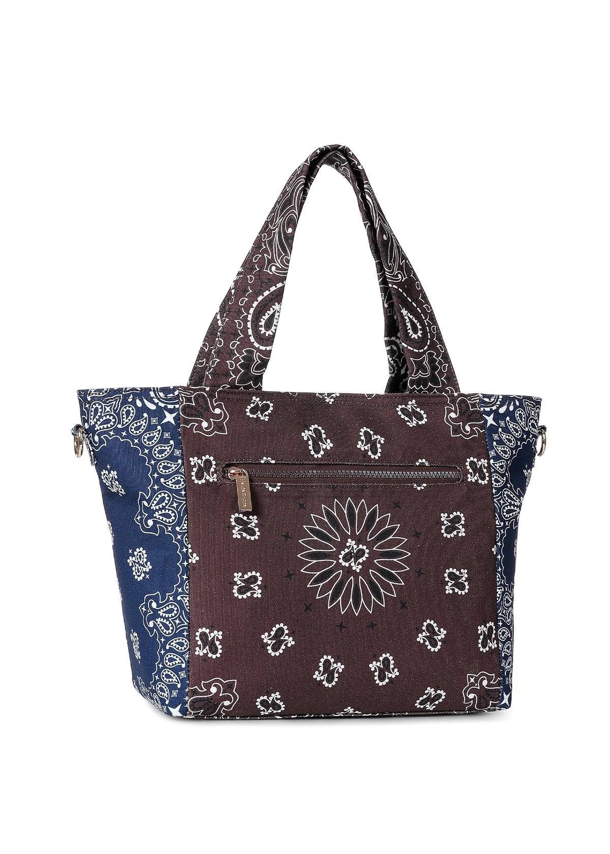 Jaime Brown/Navy Bandana Tote