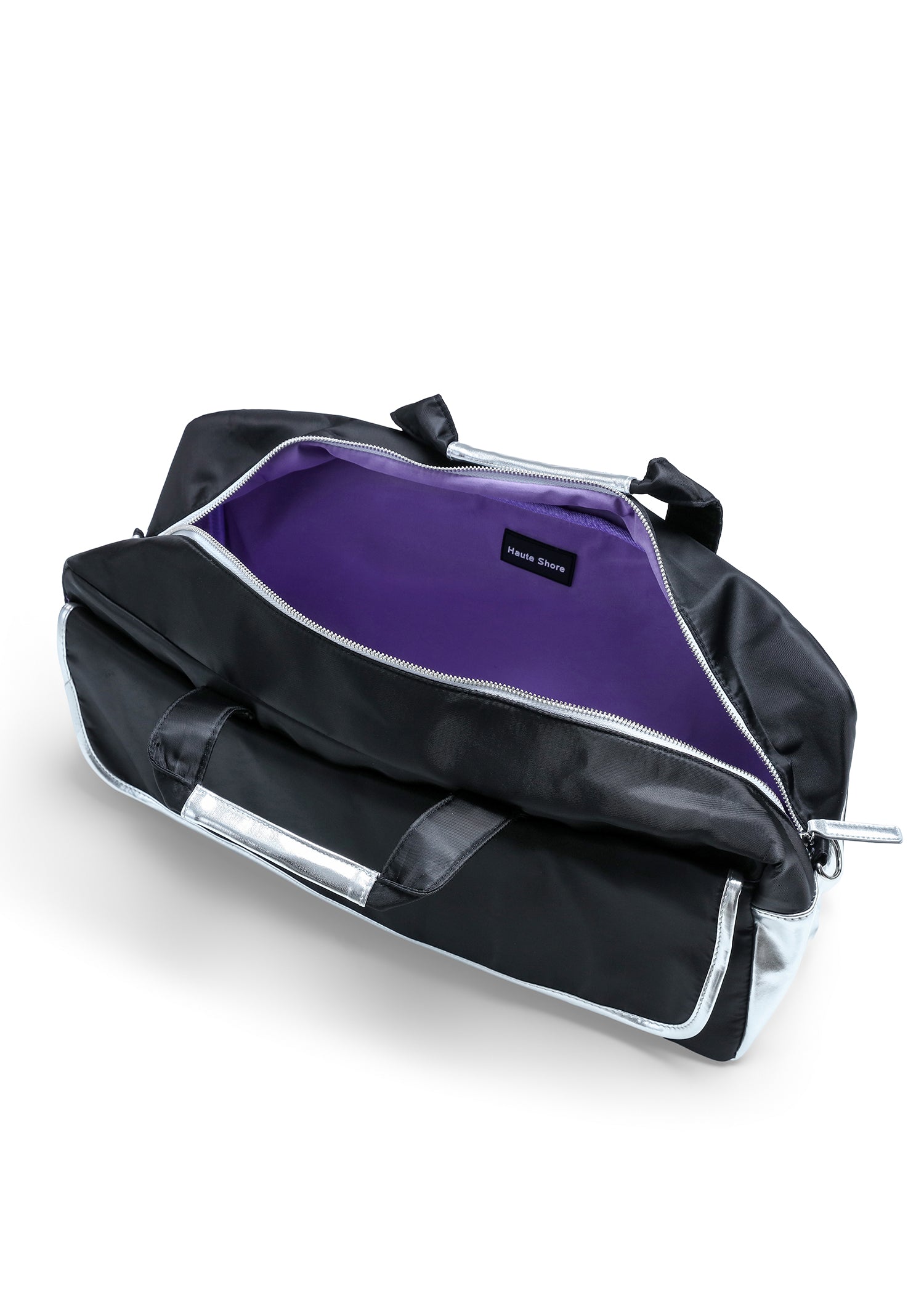 Maude Mahjong Bag Black/Silver