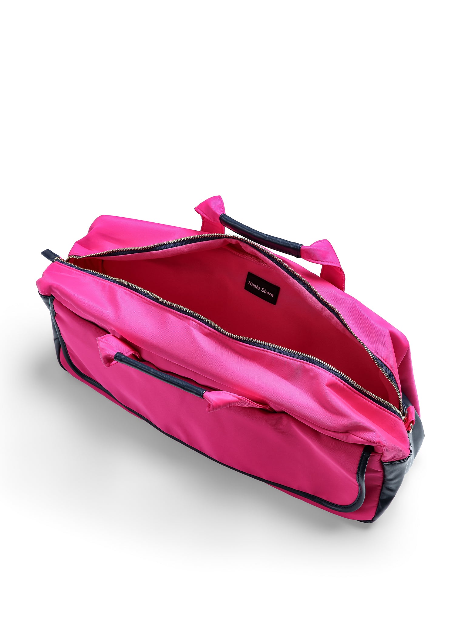 Maude Mahjong Bag Hot Pink/Navy