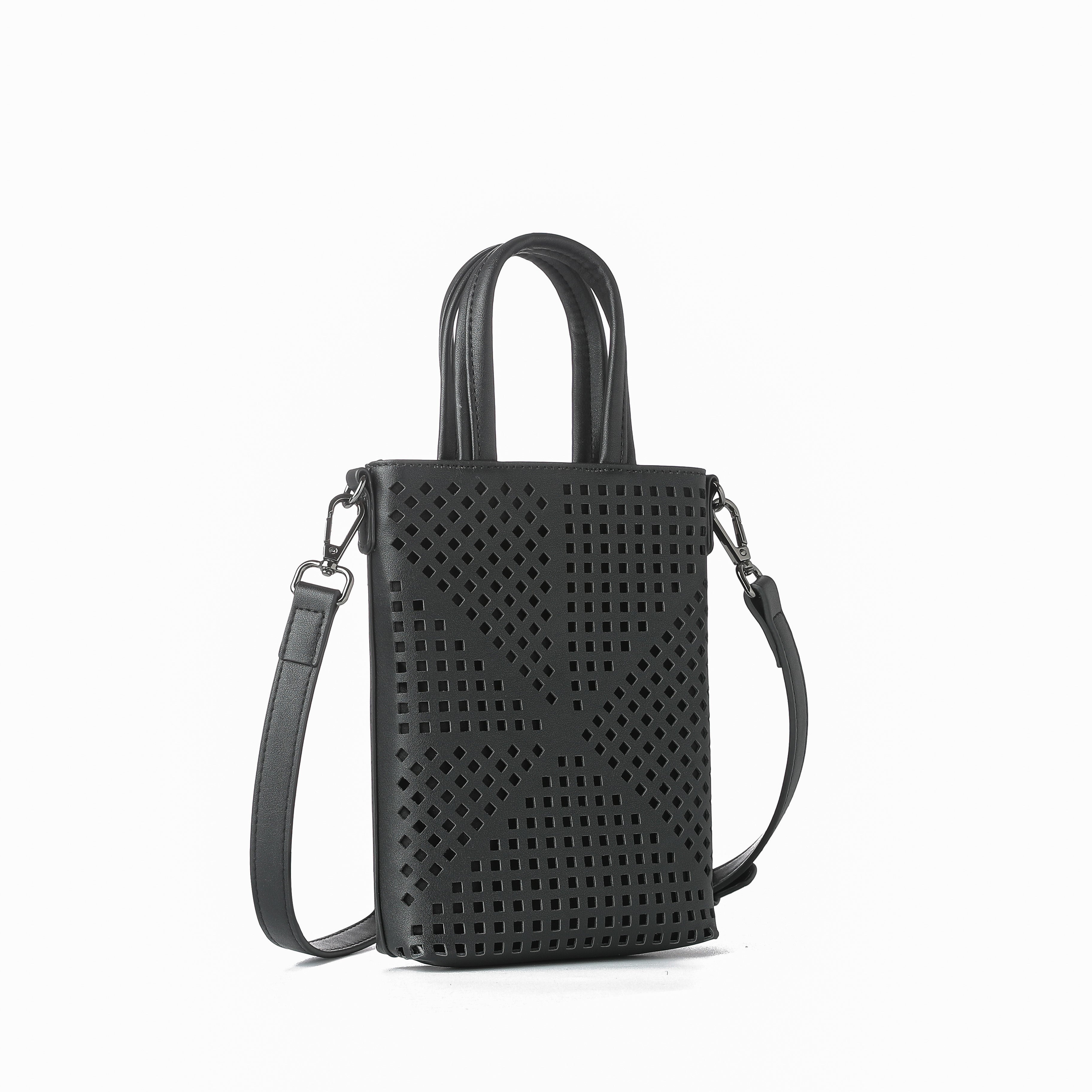 Mila Black Phone Crossbody Bag
