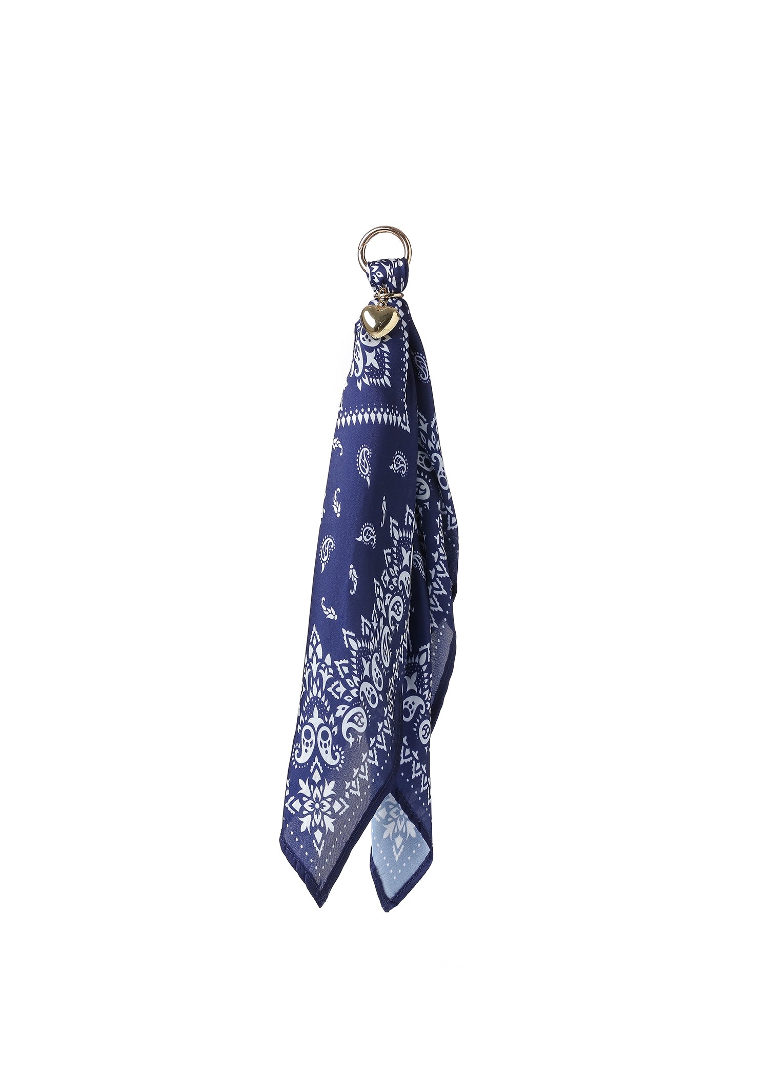 Romy Bandana Bag Charm Navy