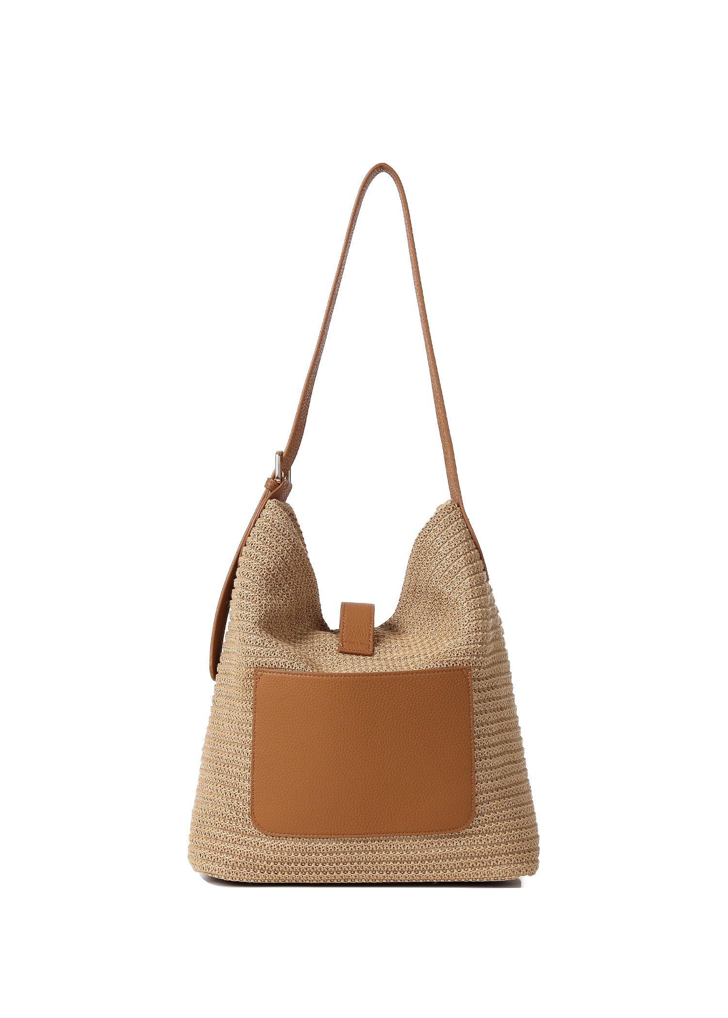Sandy Capri Raffia Shoulder Bag