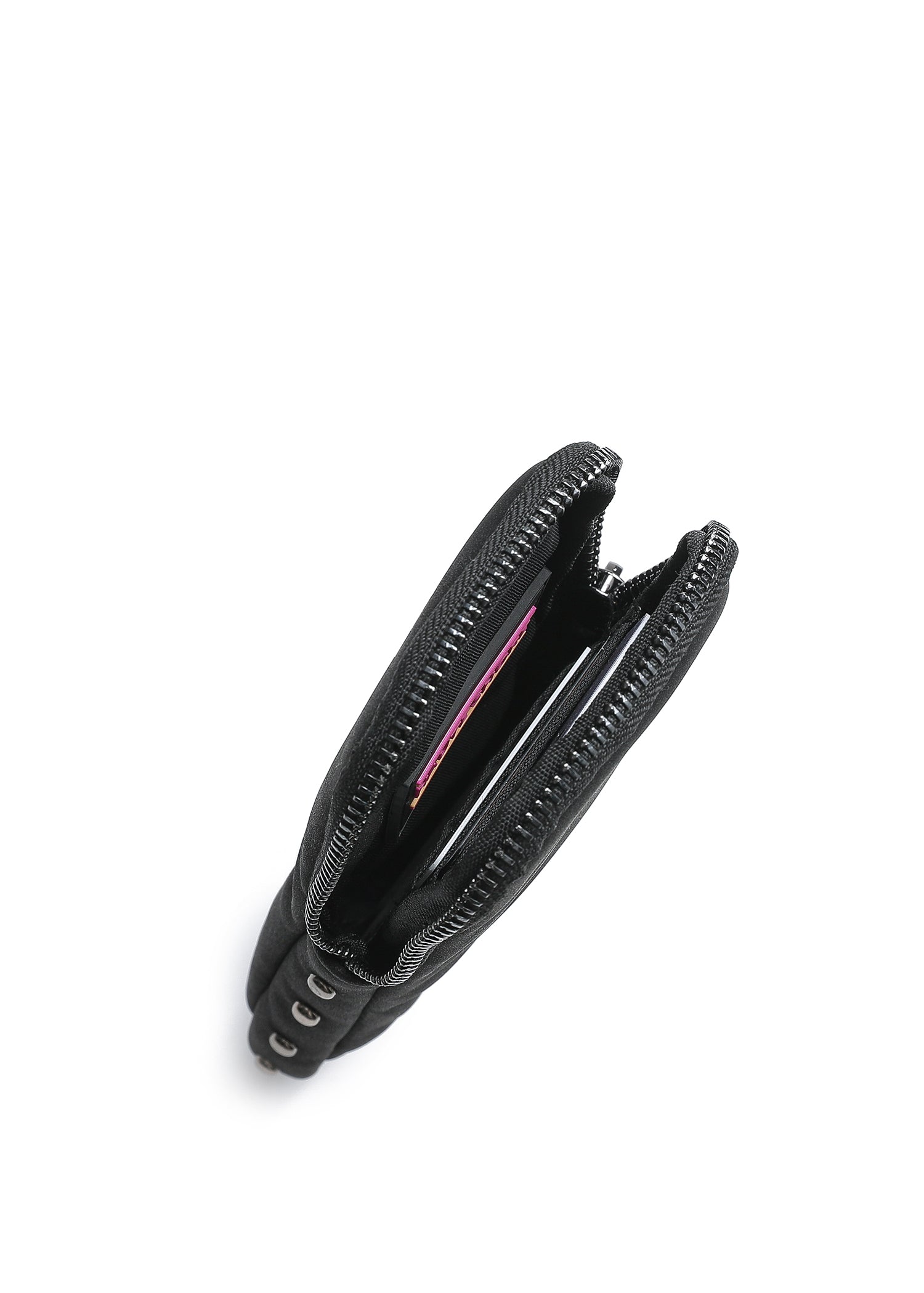 Ev Black Studded Suede Glasses Case PRE-ORDER SHIPS 9/15