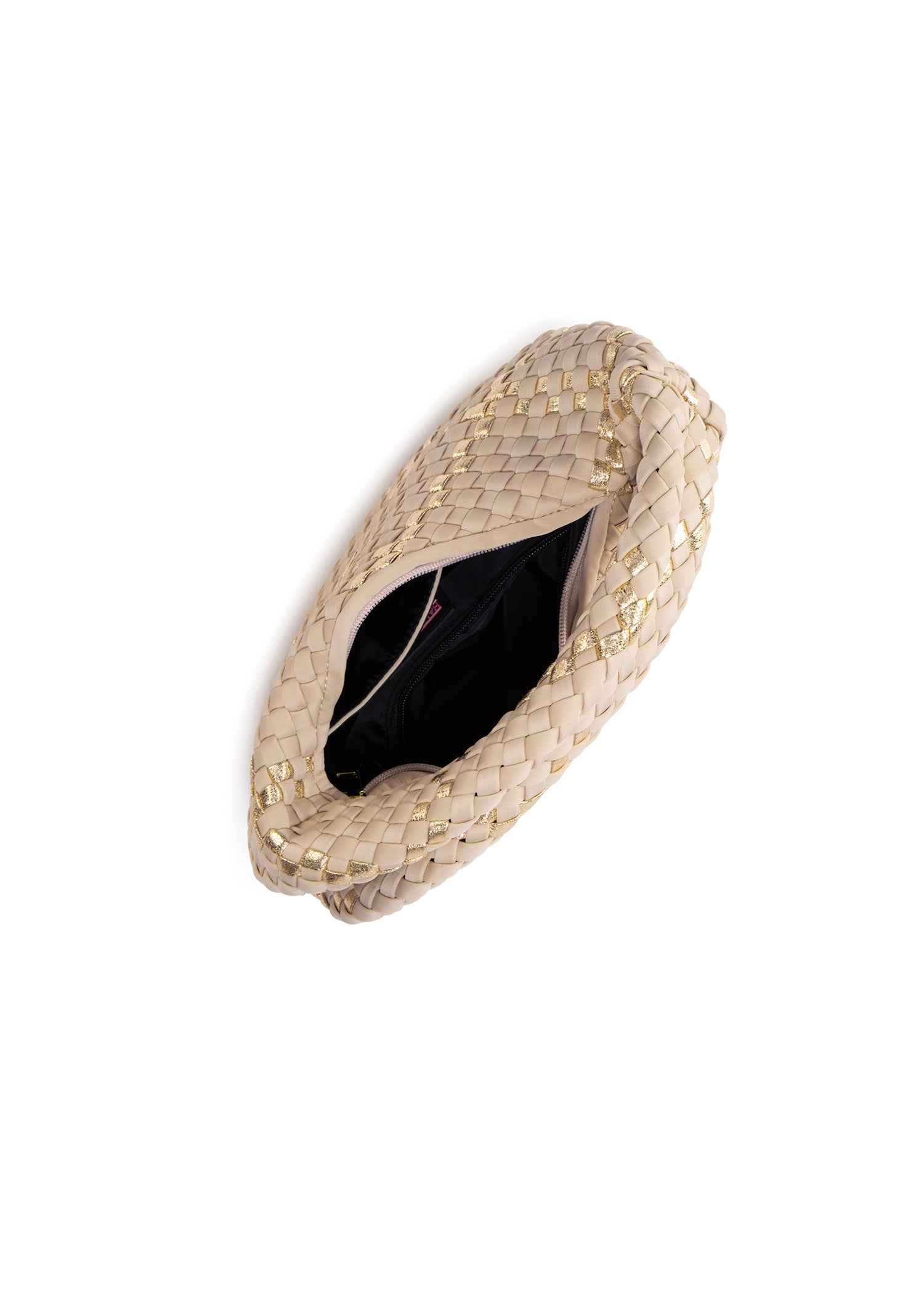 Carrie Buff Mini Woven Hobo - FINAL SALE