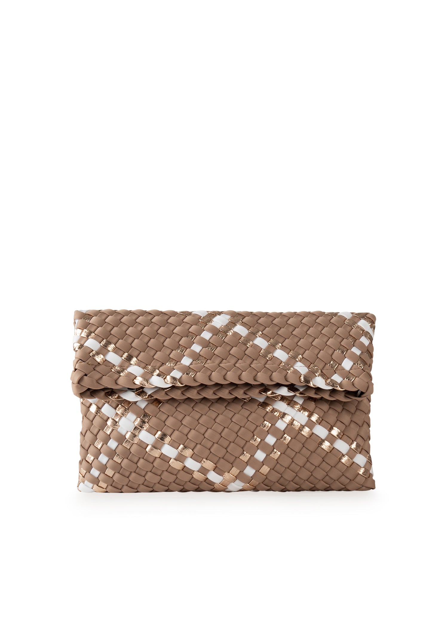 Val Latte Convertible Woven Crossbody - FINAL SALE