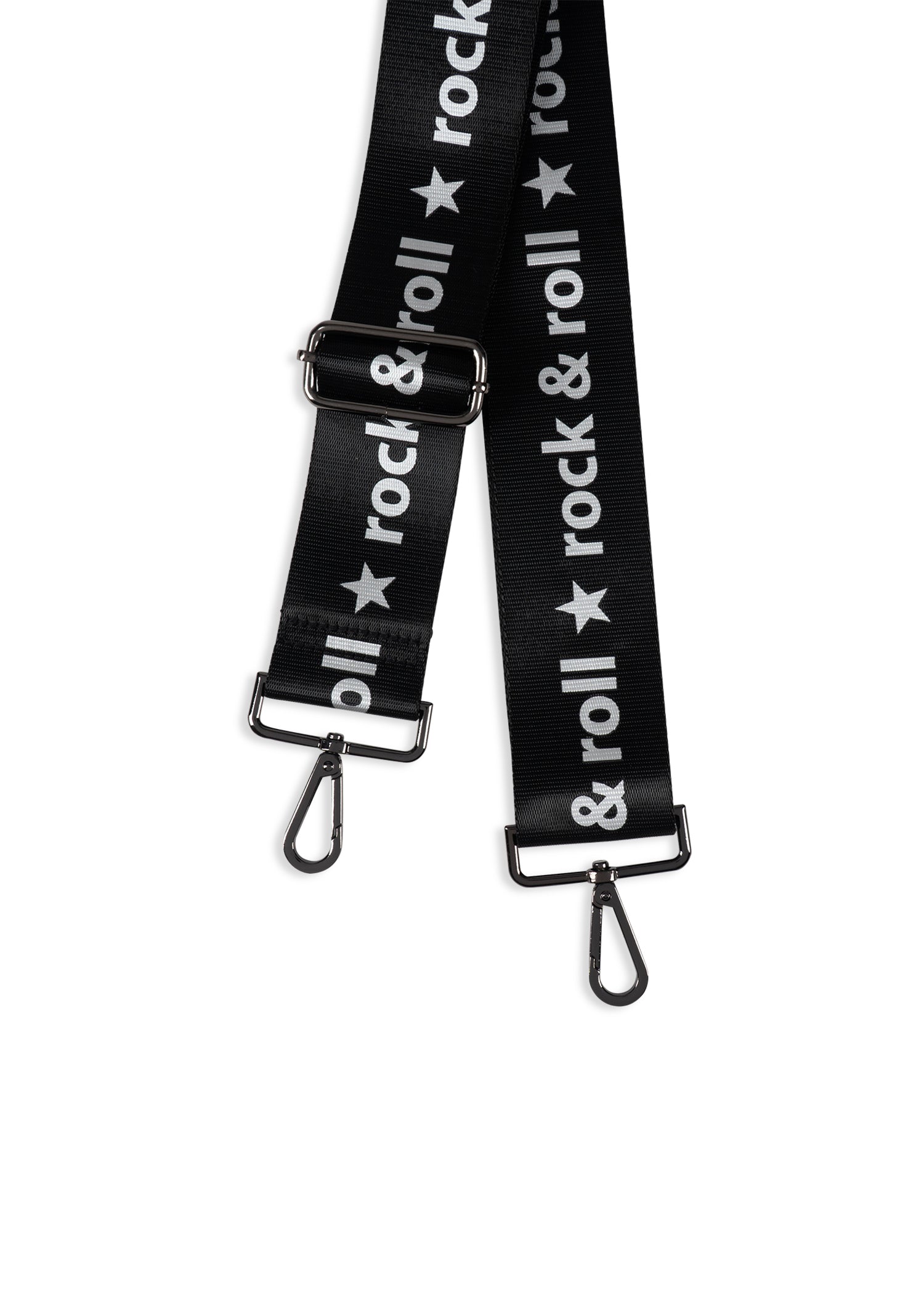 rock & roll silver star handbag strap