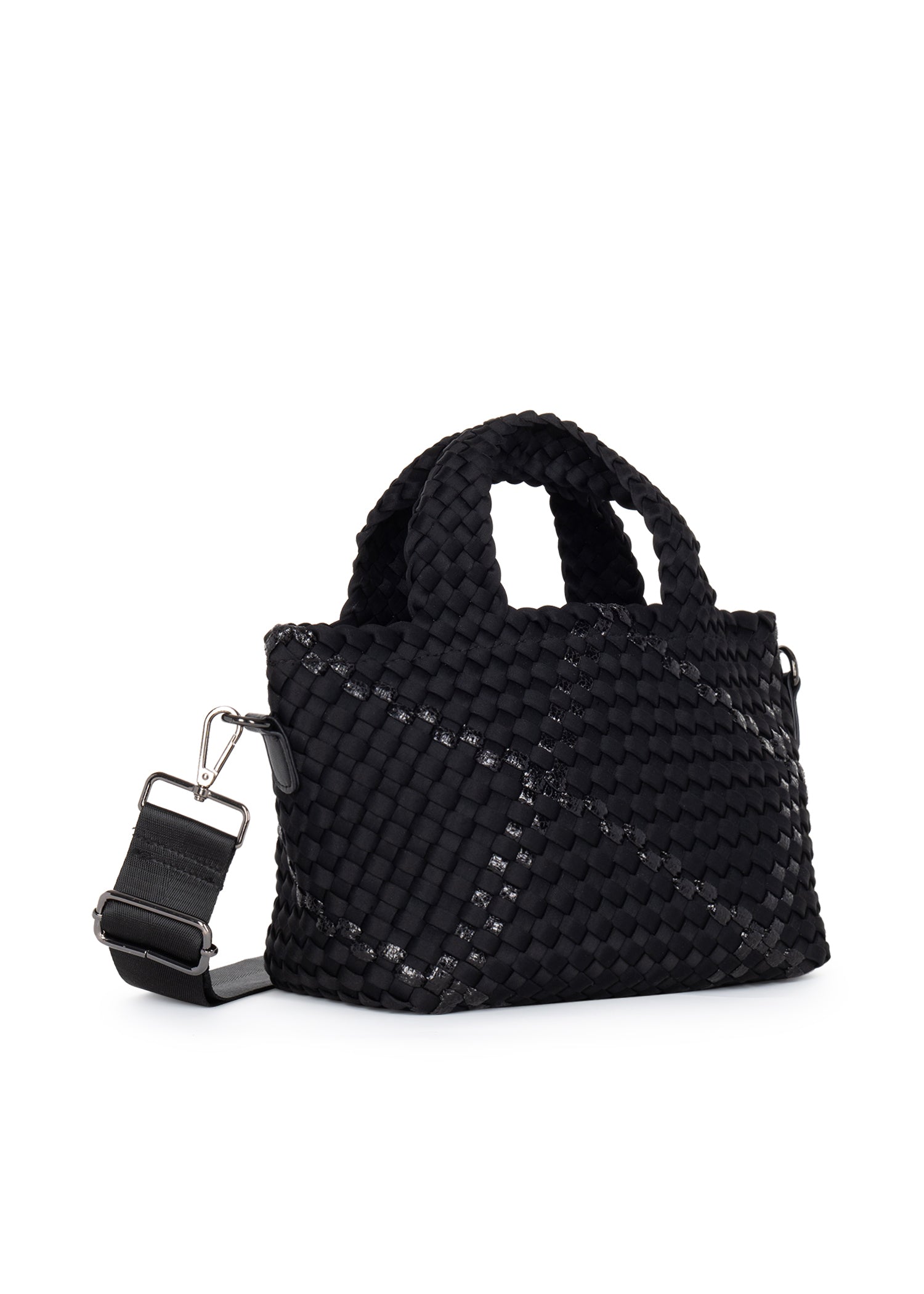 Mark Noir Woven Mini Tote