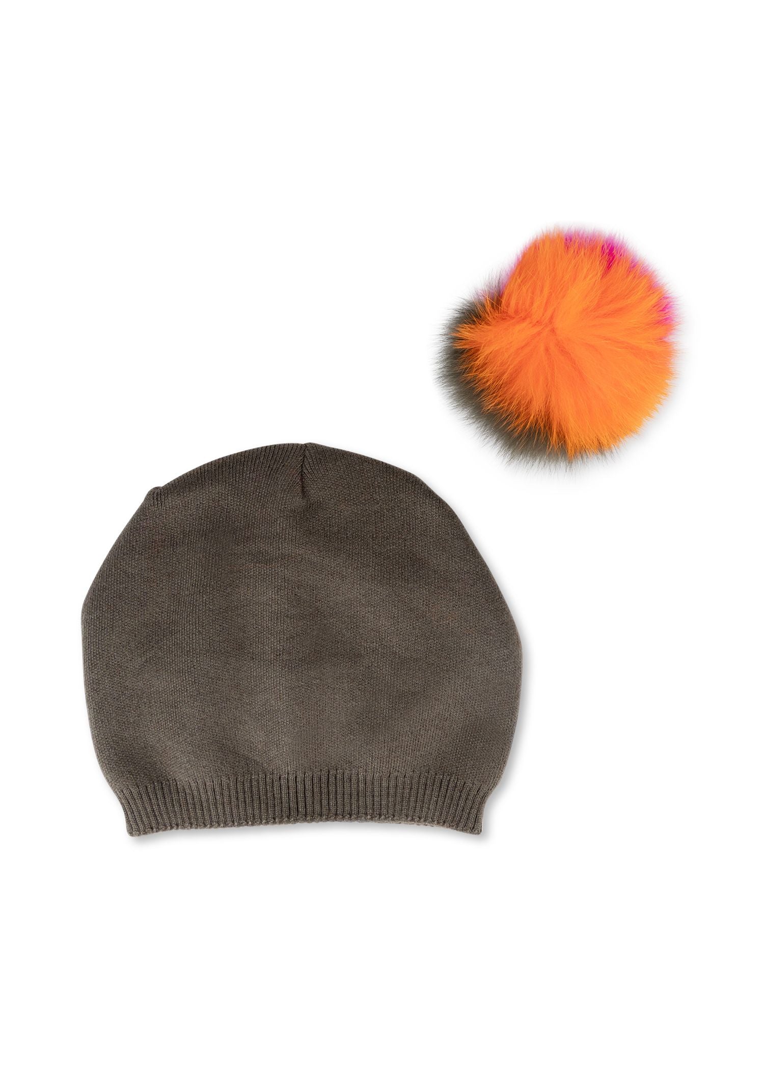 brooklyn beanie army/multi fox