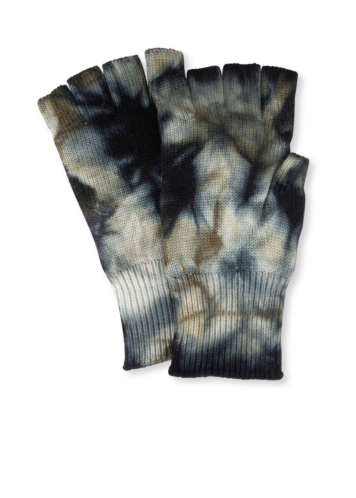 tahoe fingerless glove army/black
