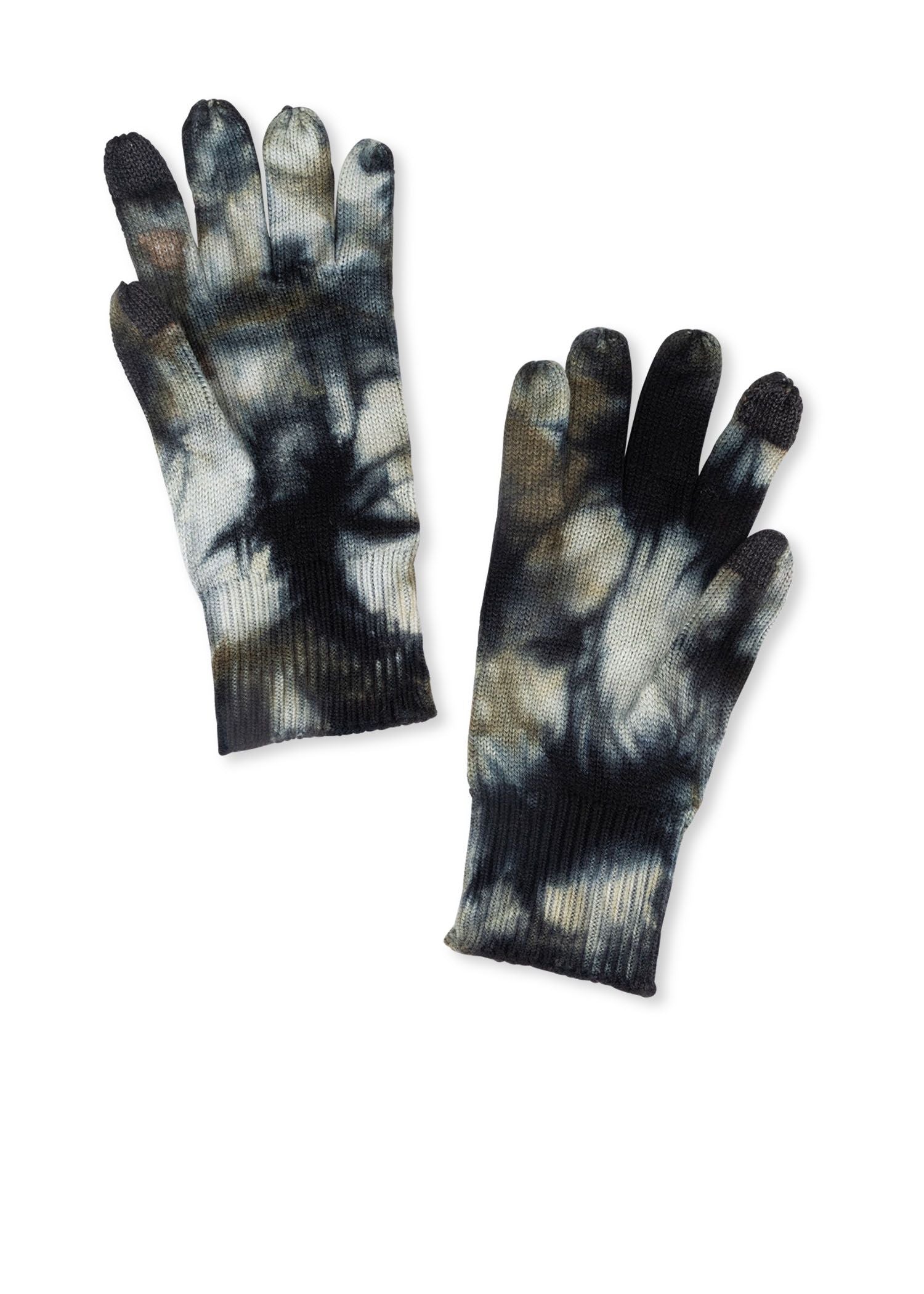 tahoe full finger glove army/black