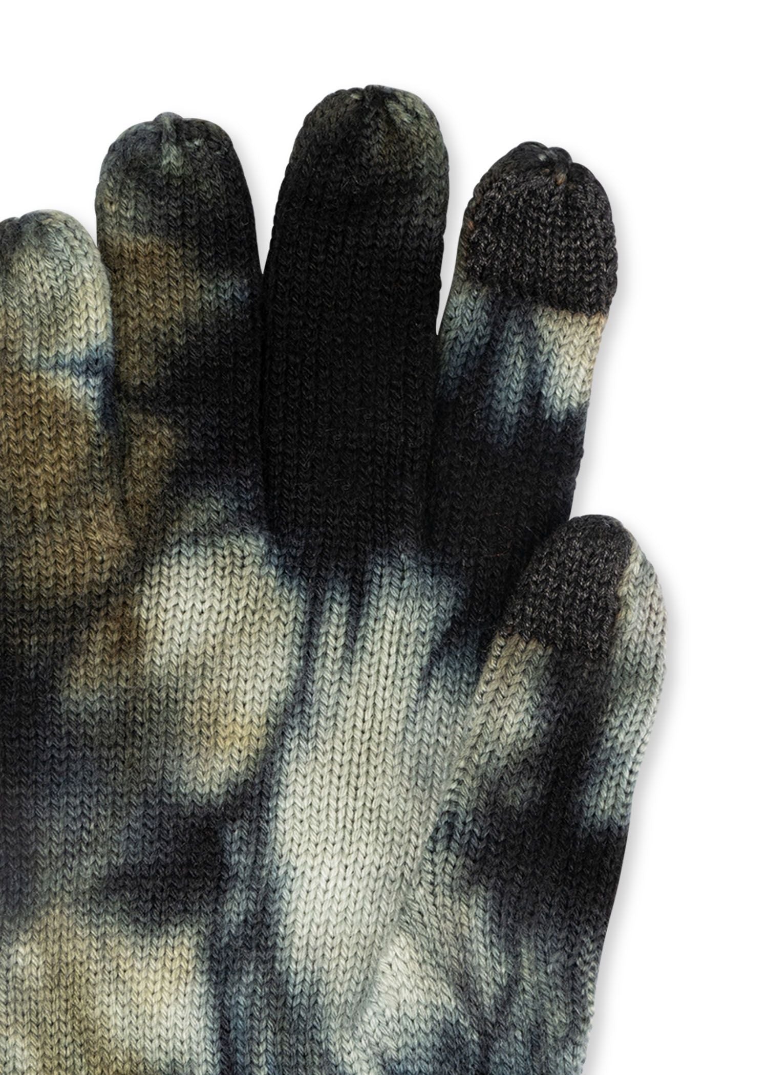 tahoe full finger glove army/black