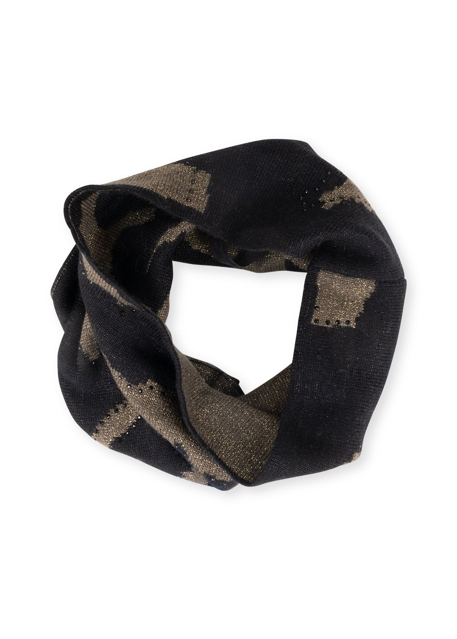 colorado black/army camo neck warmer