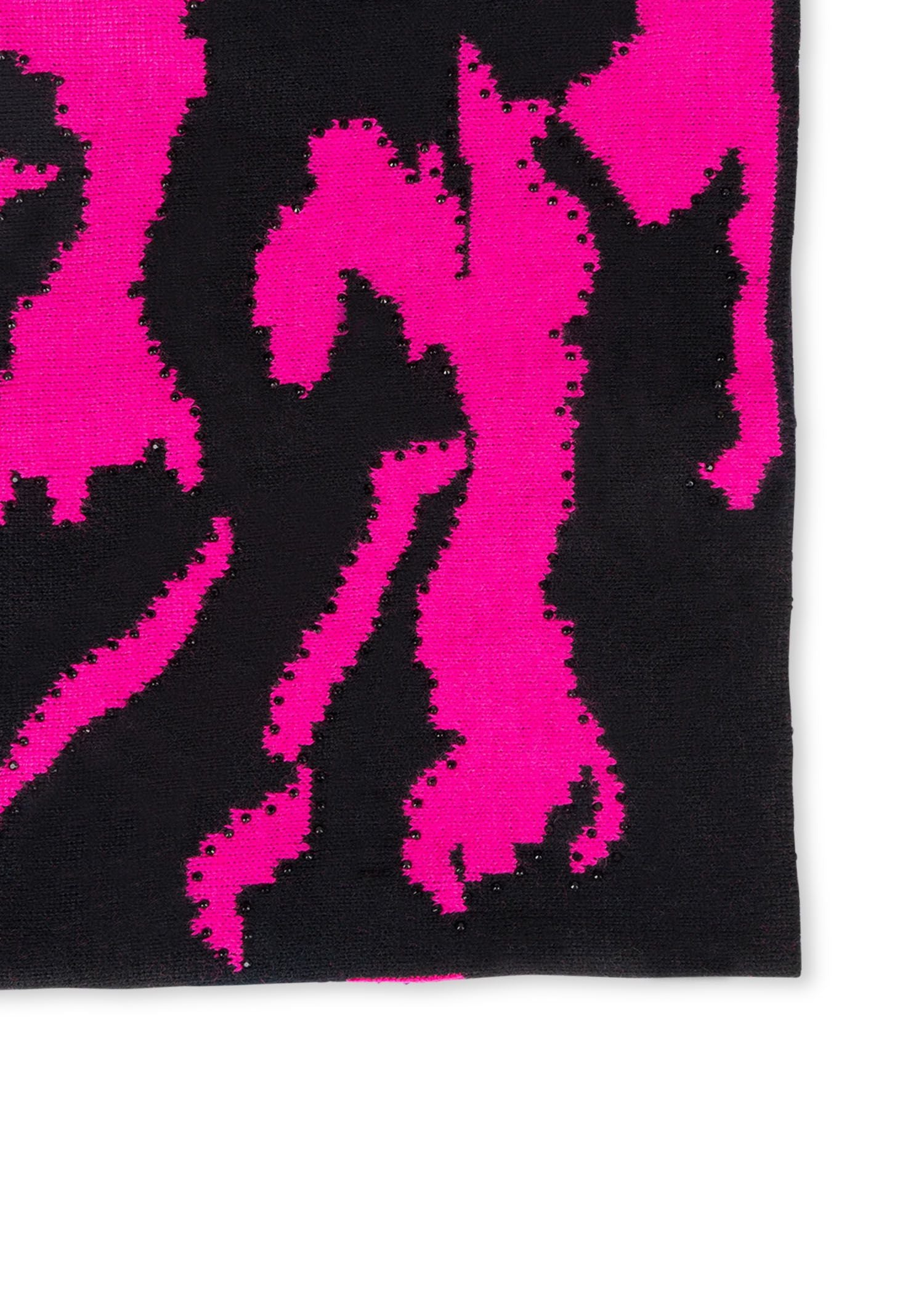 colorado black/hot pink camo neck warmer