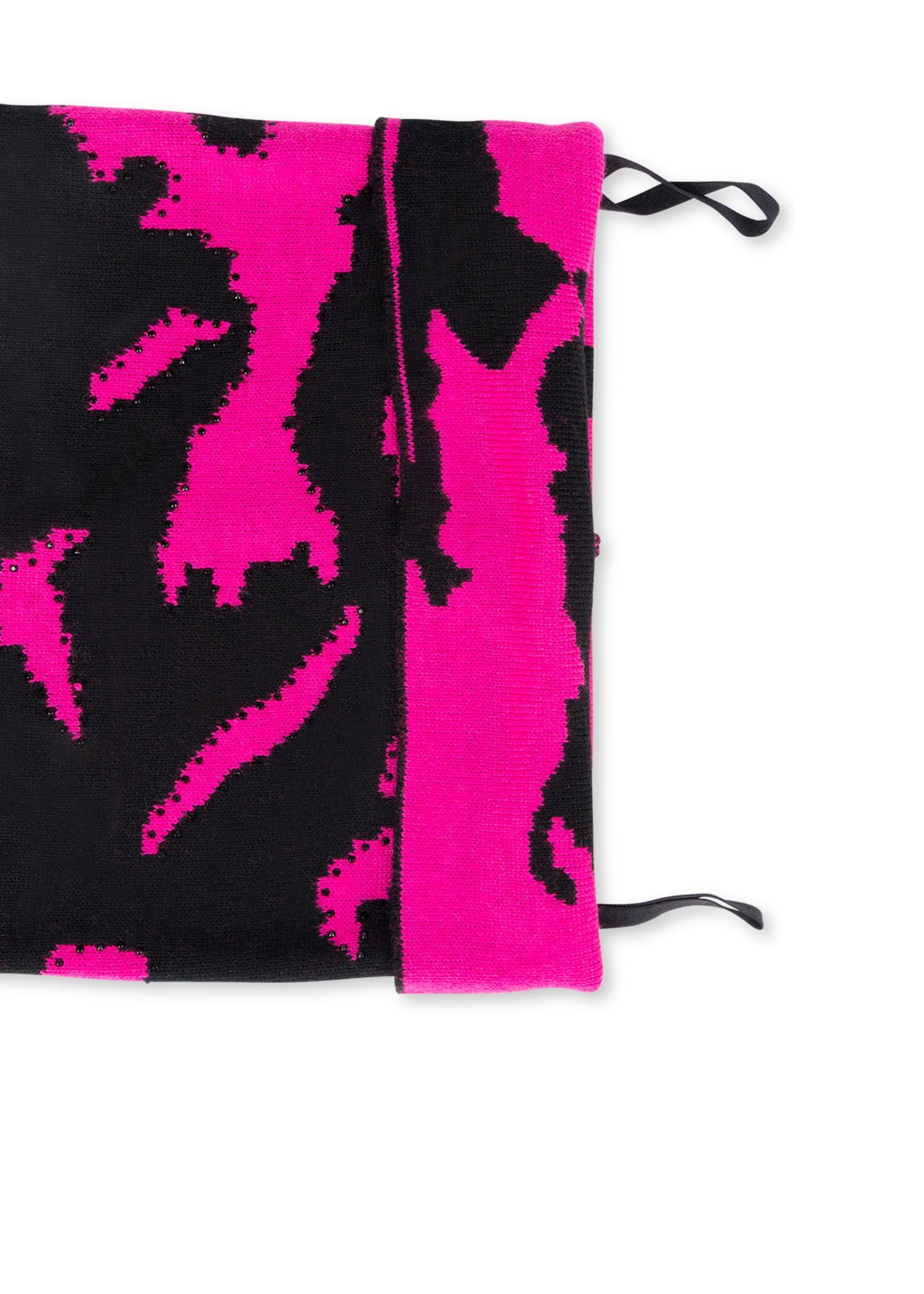colorado black/hot pink camo neck warmer