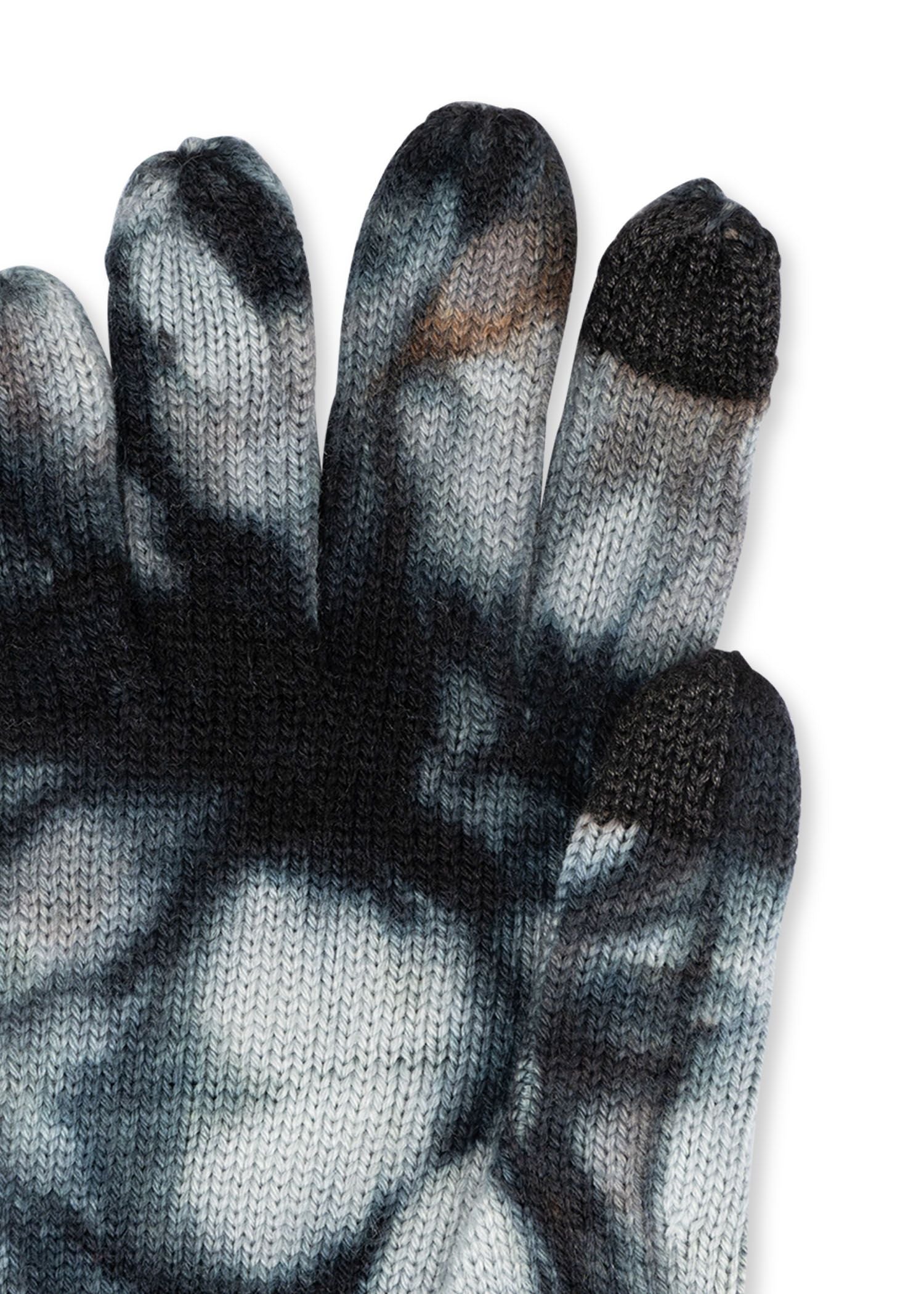 tahoe full finger glove black/teal