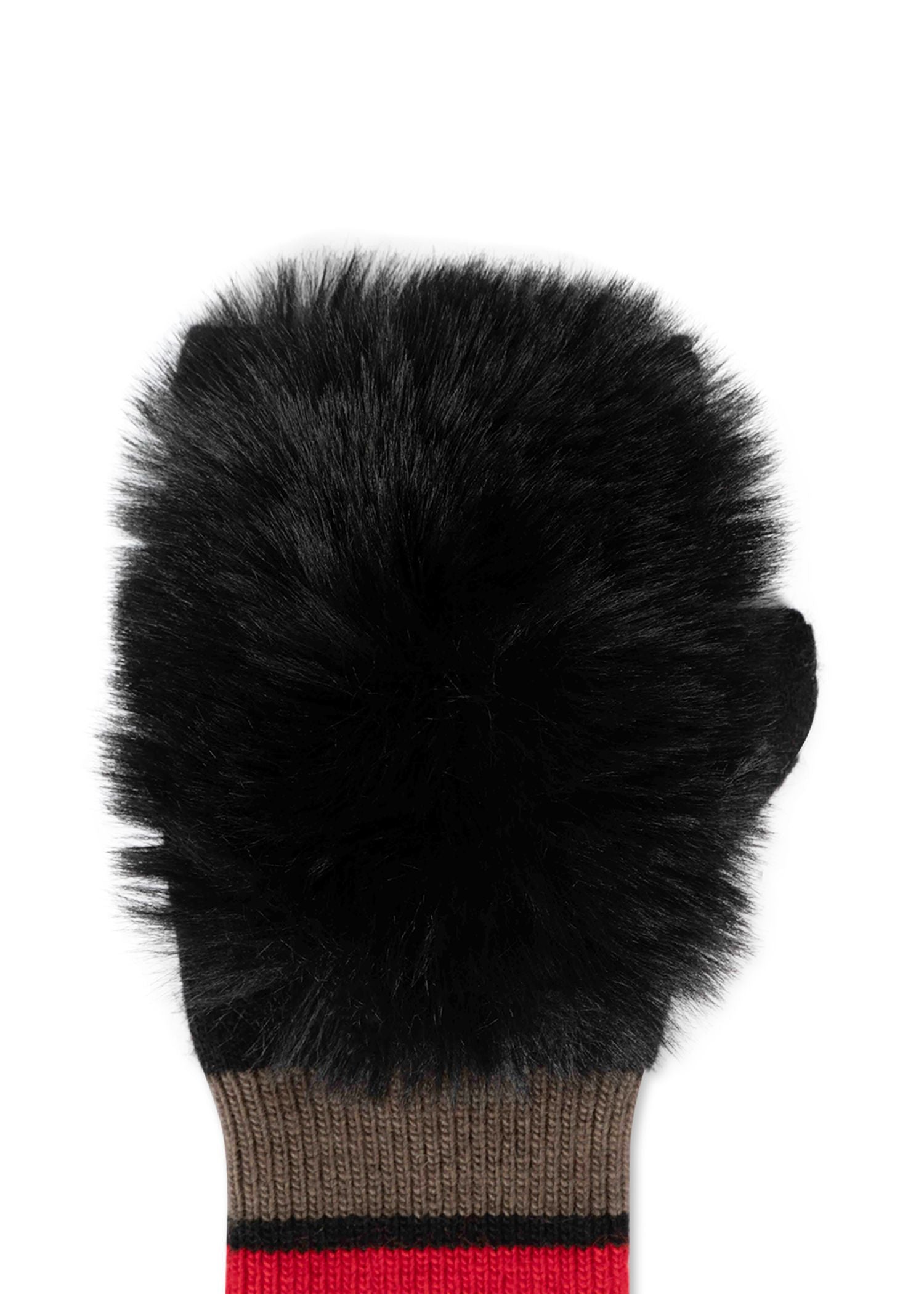 bello fluff fingerless glove