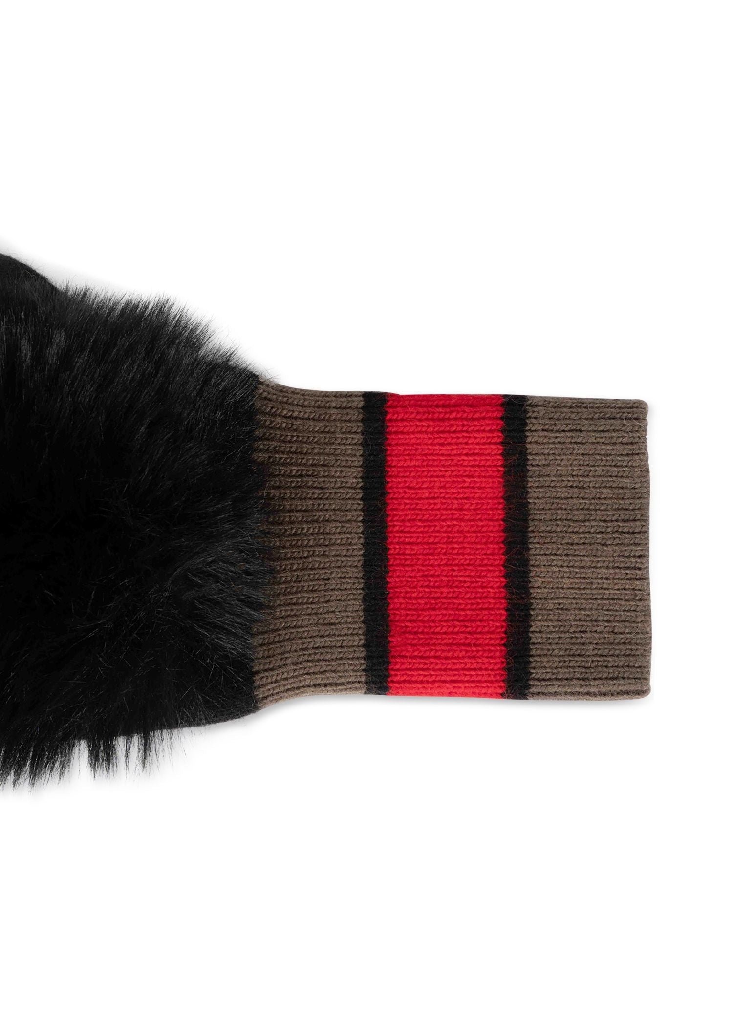 bello fluff fingerless glove