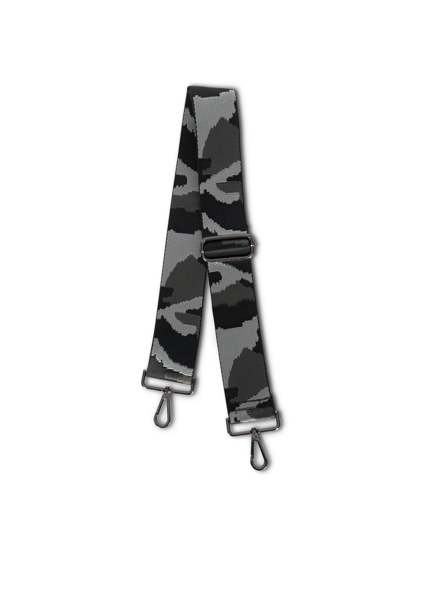 gray camo handbag strap