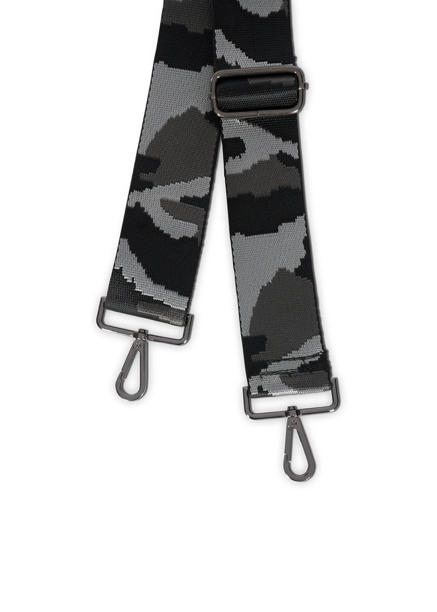 gray camo handbag strap