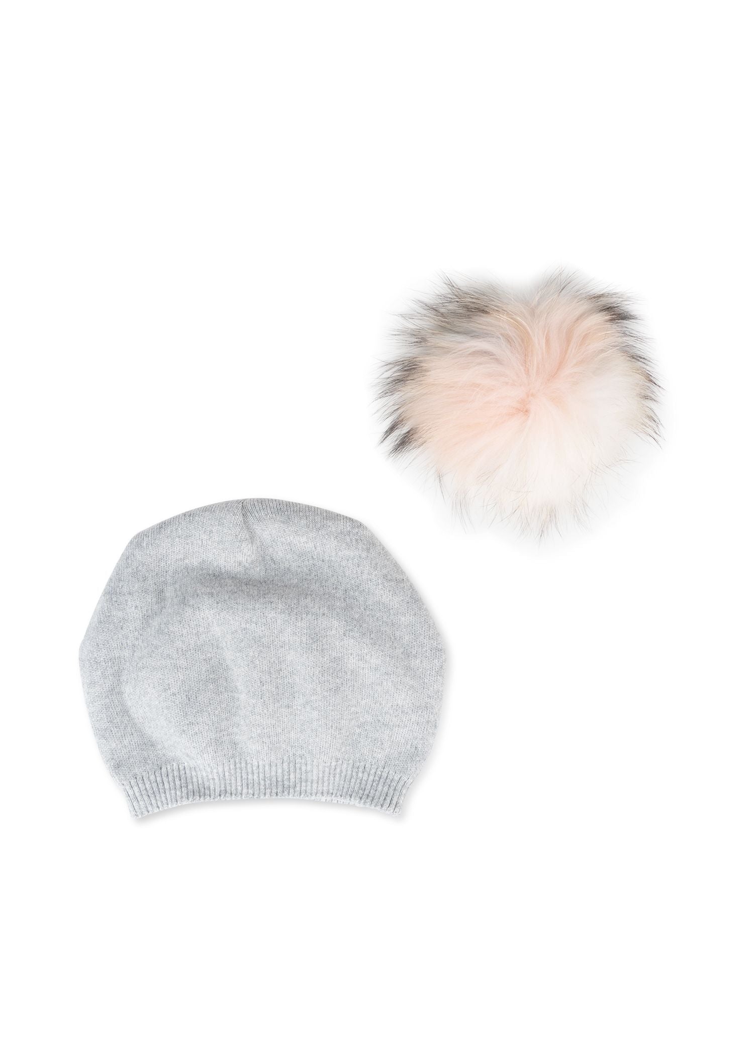 brooklyn beanie heather multi pastel fox